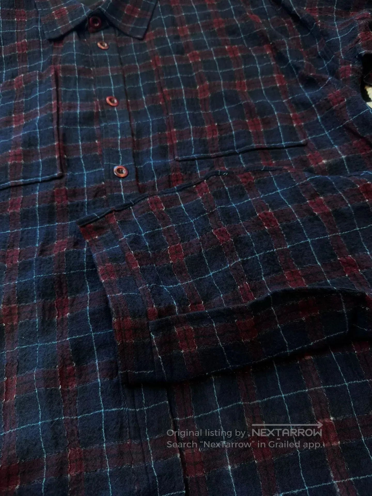 Faith Connexion Faith Connexion Red Blue Plaid Shirt. Size US M / EU 48-50 / 2 - 4 Thumbnail