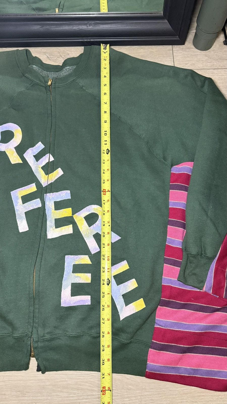 Other Vintage 1980s Referee Custom Zip Up SpellOut Sweatshirt Size US XXL / EU 58 / 5 - 7 Thumbnail