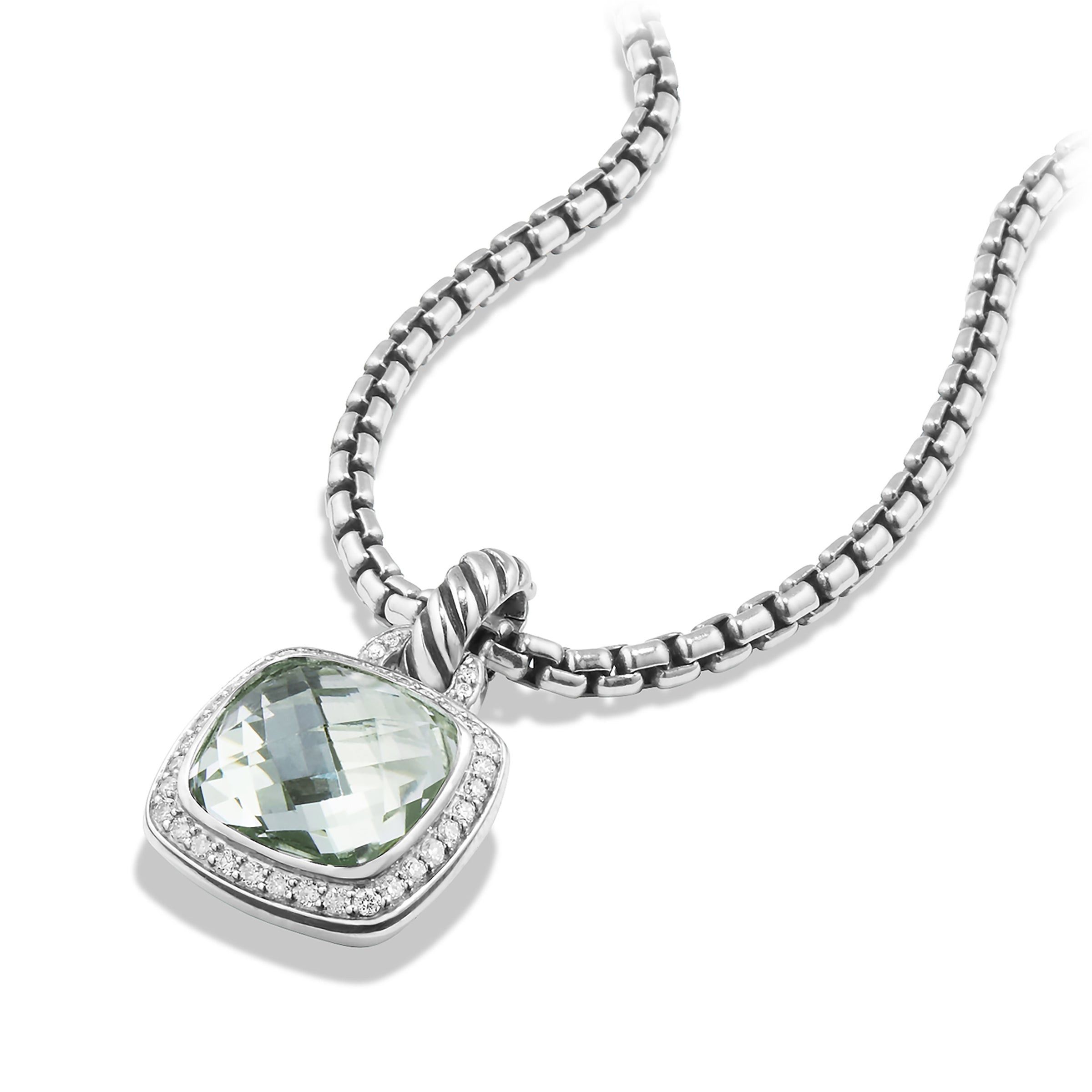 David Yurman o1w1db10526 D12308D Size:8/ Pendant in Silver with Diamond Size ONE SIZE - 2 Thumbnail