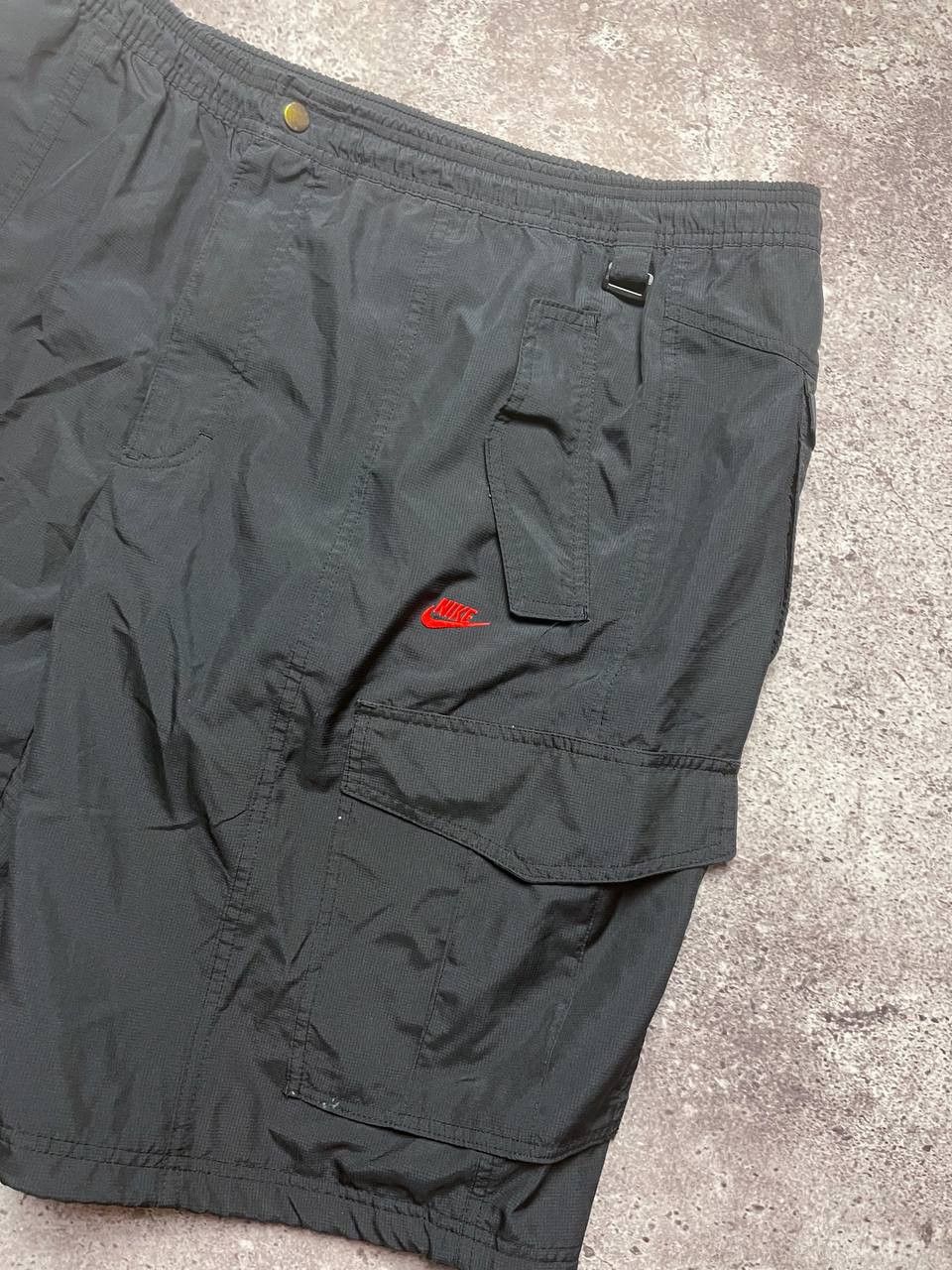 Nike × Vintage Vintage nike cargo nylon shorts 90s y2k Size US 34 / EU 50 - 2 Thumbnail