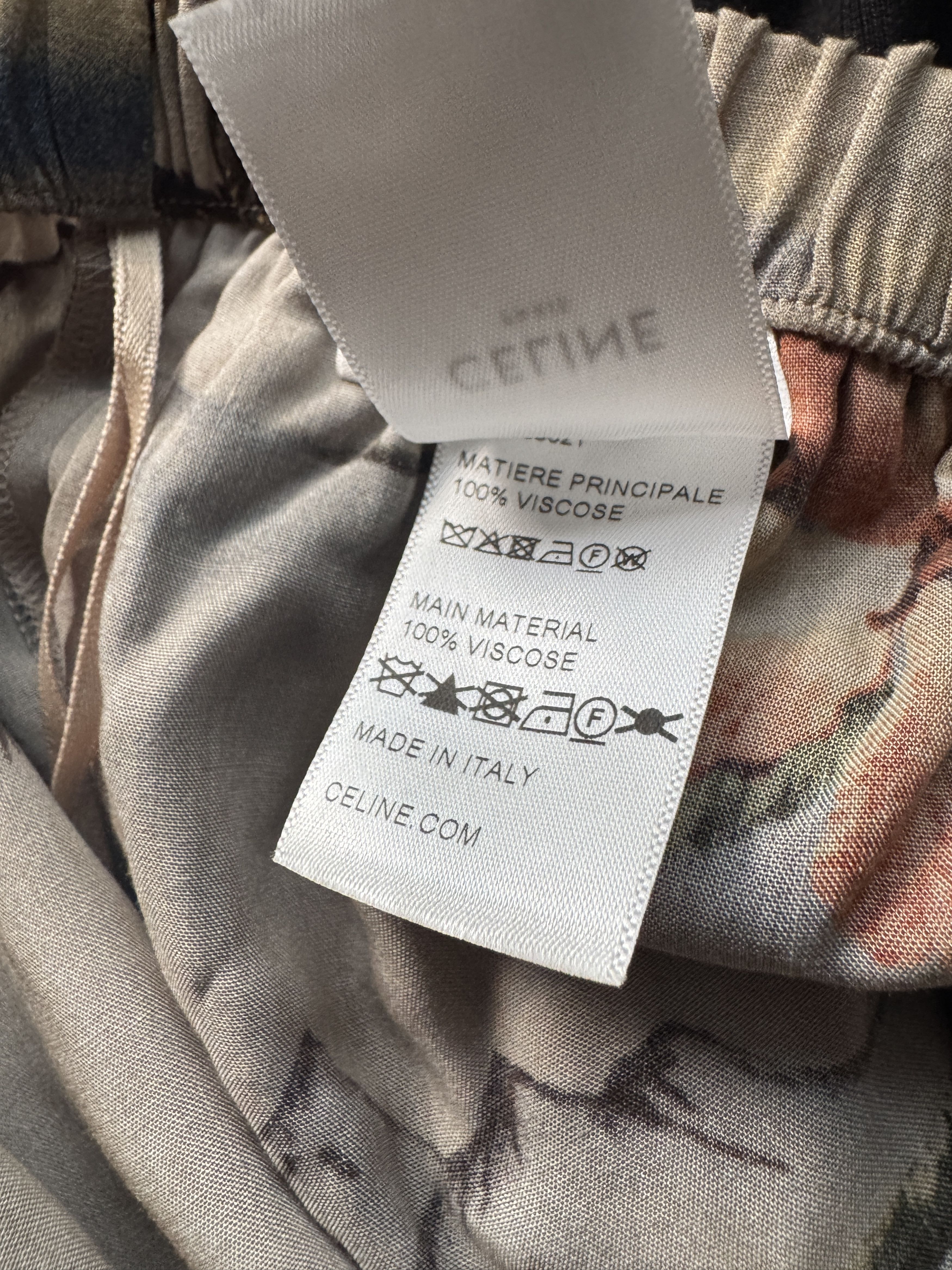 Celine Palm Tree Hawaiian Print Pants Size US 34 / EU 50 - 20 Thumbnail