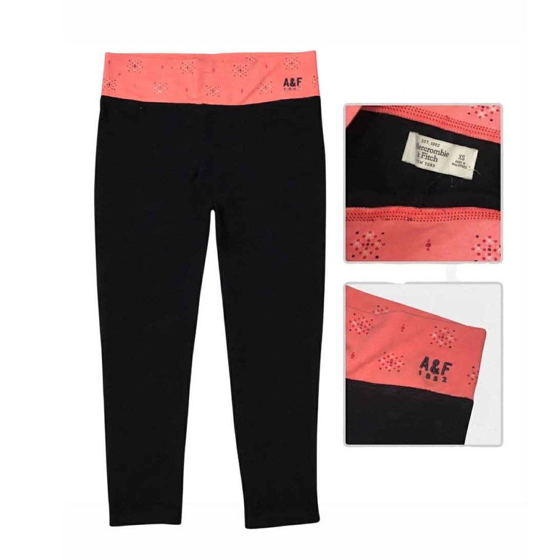 Abercrombie & Fitch VTG Y2K Abercrombie & Fitch Fold-Over Yoga Pant Legging Crop Size 24" / US 00 / IT 34 - 1 Thumbnail