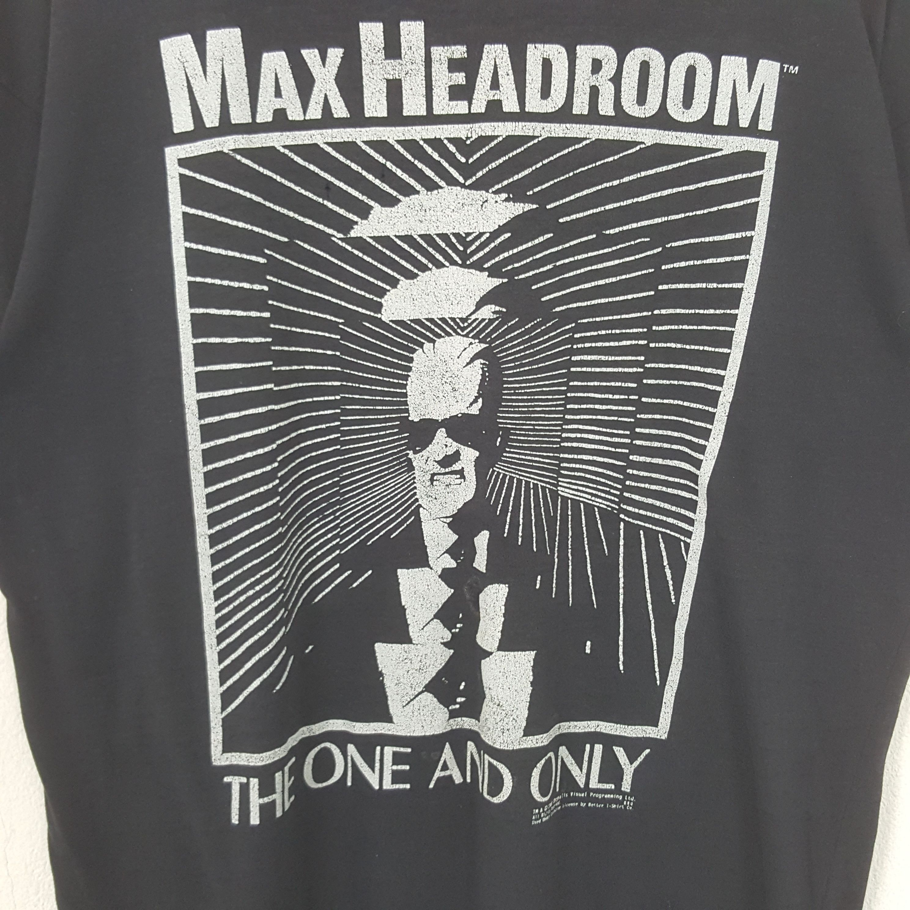 Vintage Vintage 1987 Max Headroom TV SERIES Tshirt Size US L / EU 52-54 / 3 - 2 Thumbnail