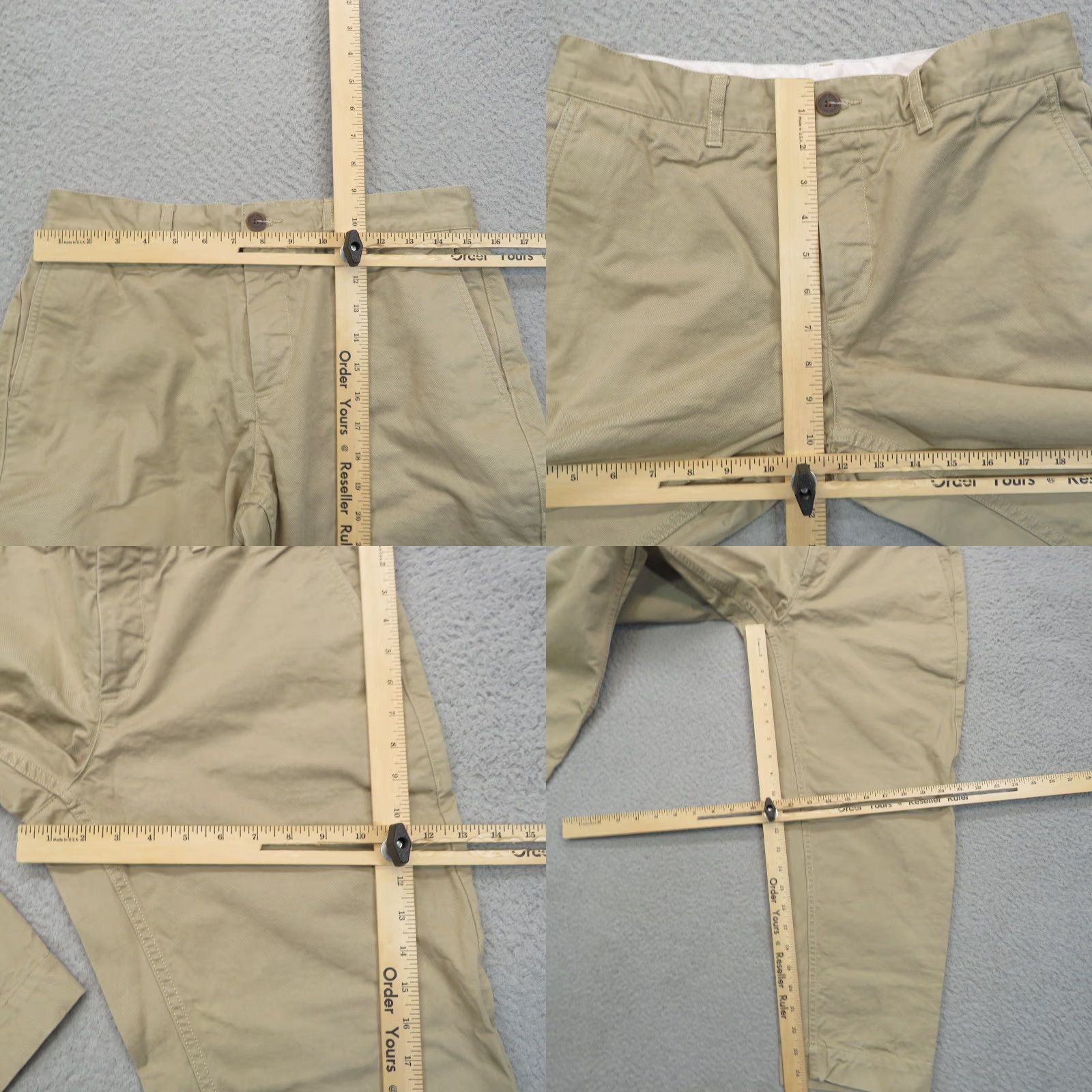 Vintage Maison Kitsuné Pants Mens 30 Baggy Khaki Cropped Tapered Ankle Trousers Twill Pants Size US 30 / EU 46 - 9 Thumbnail