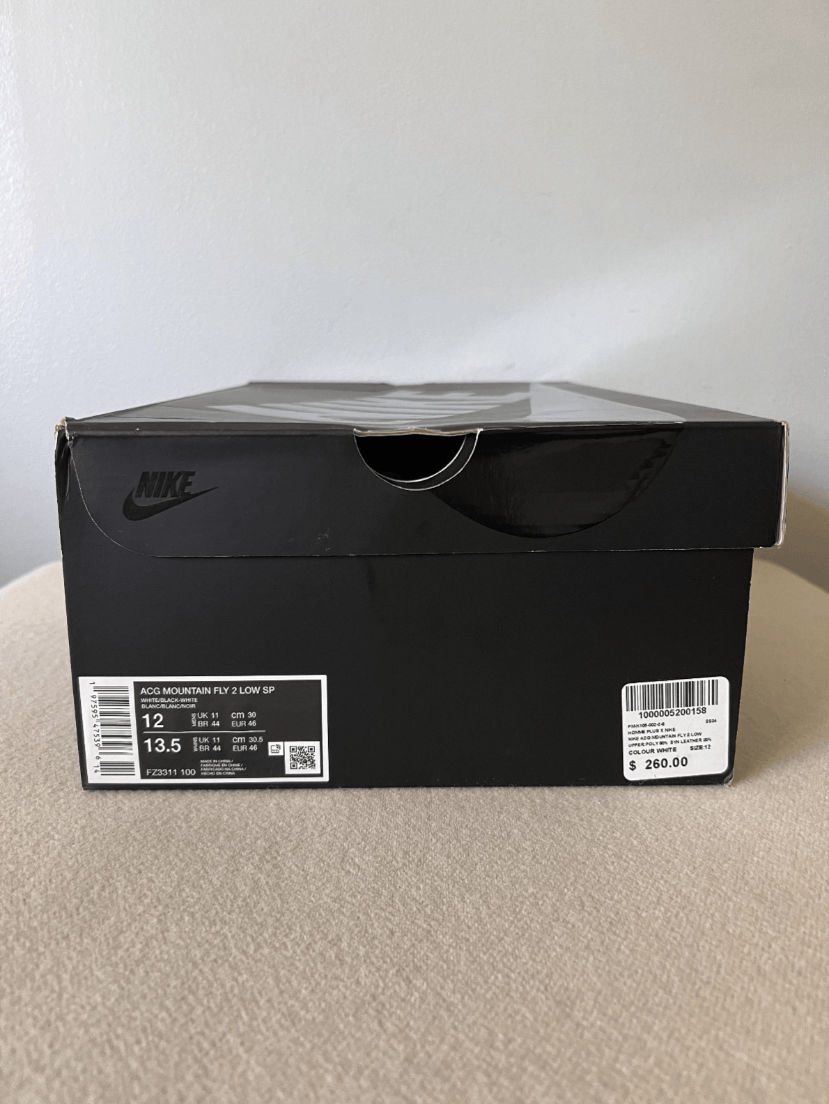 Comme des Garcons × Nike ACG Comme des Garcons Nike ACG Mountain Fly 2 in White Size US 12 / EU 45 - 8 Thumbnail