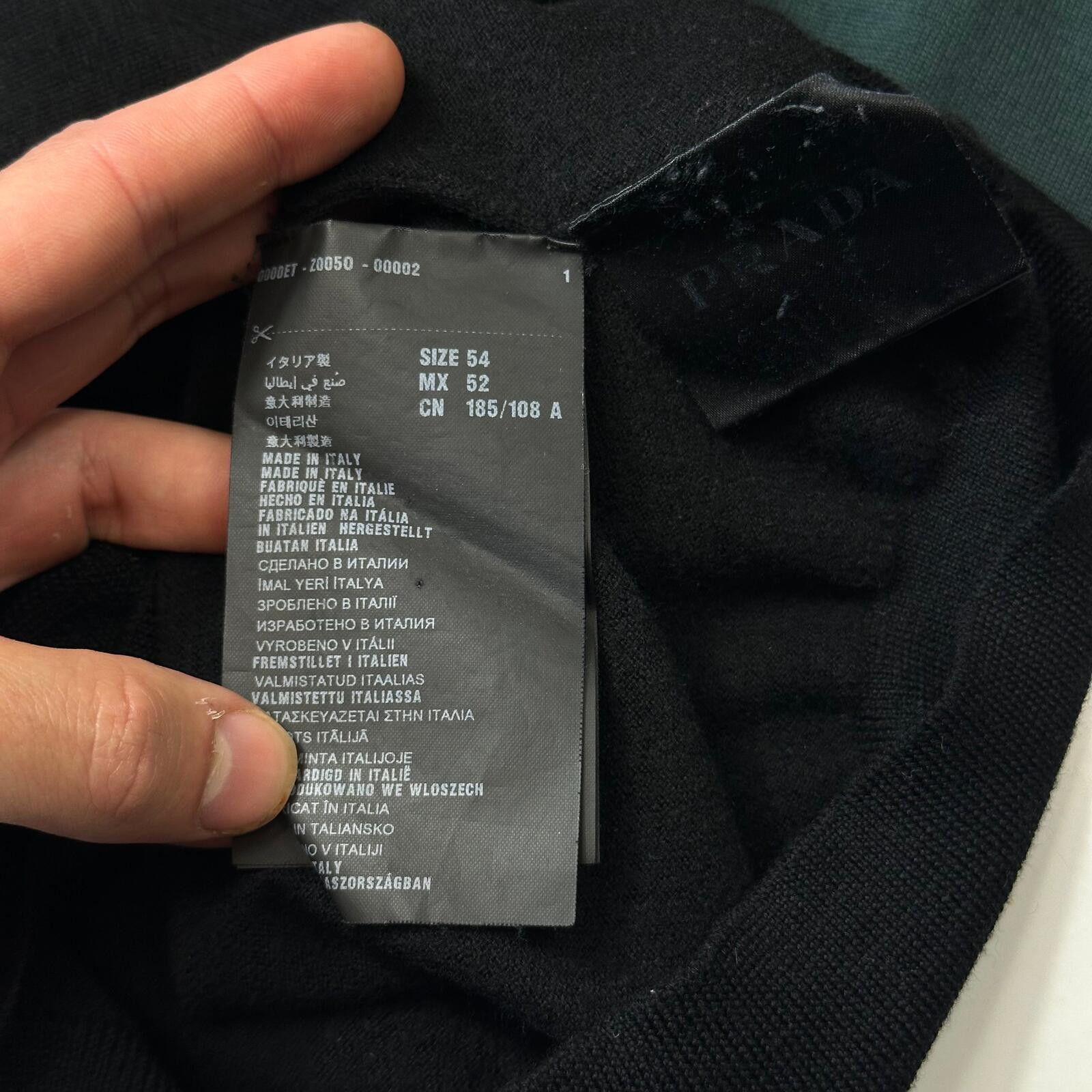 Prada Prada 2015 Tri-colour Virgin Wool Light Crewneck Jumper M/L Size US L / EU 52-54 / 3 - 4 Thumbnail