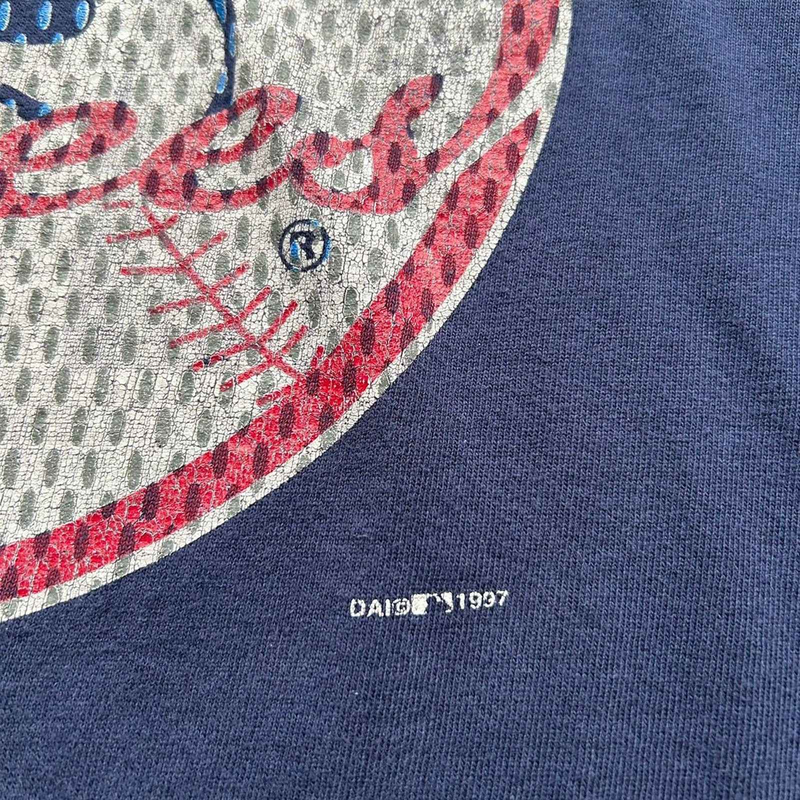 MLB Vintage 90s New York Yankees MLB T Shirt XL 1997 Baseball Size US XL / EU 56 / 4 - 3 Thumbnail