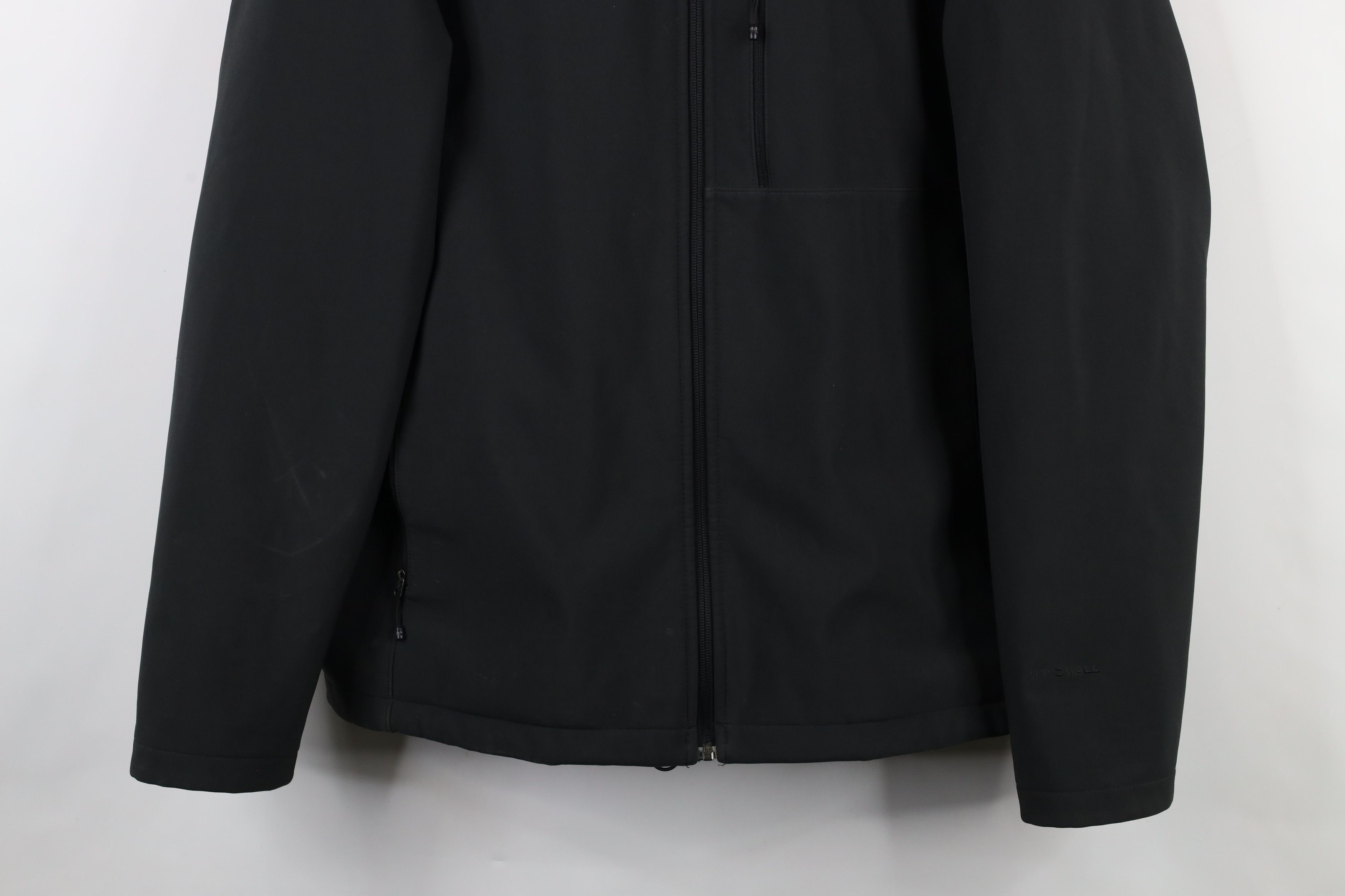 The North Face × Vintage The North Face WindWall Fleece Lined Soft Shell Jacket Black Size US XL / EU 56 / 4 - 3 Thumbnail