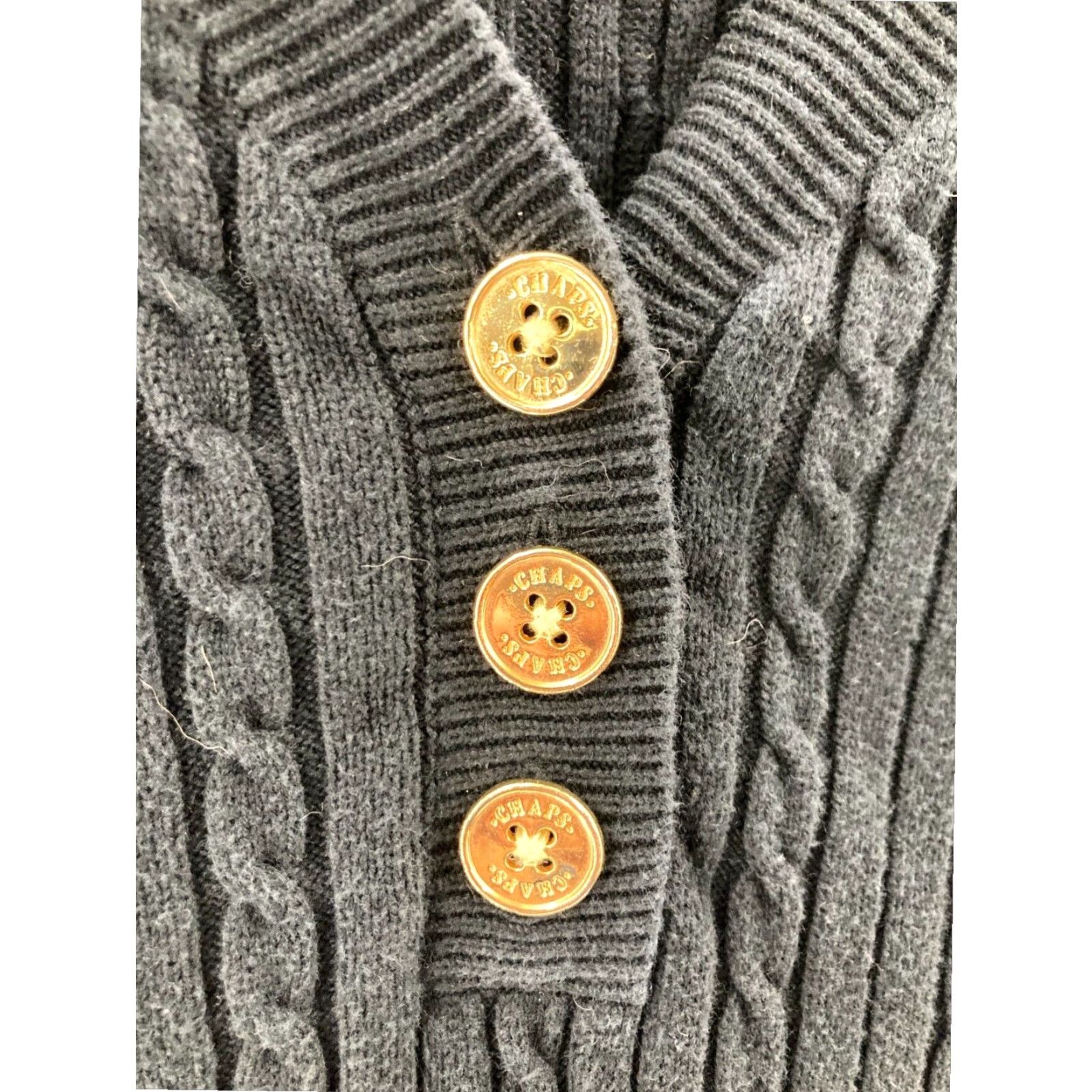 Chaps Chaps Classics Cable Knit Pullover Sweater Womens XL Navy Blue Size XL / US 12-14 / IT 48-50 - 2 Thumbnail