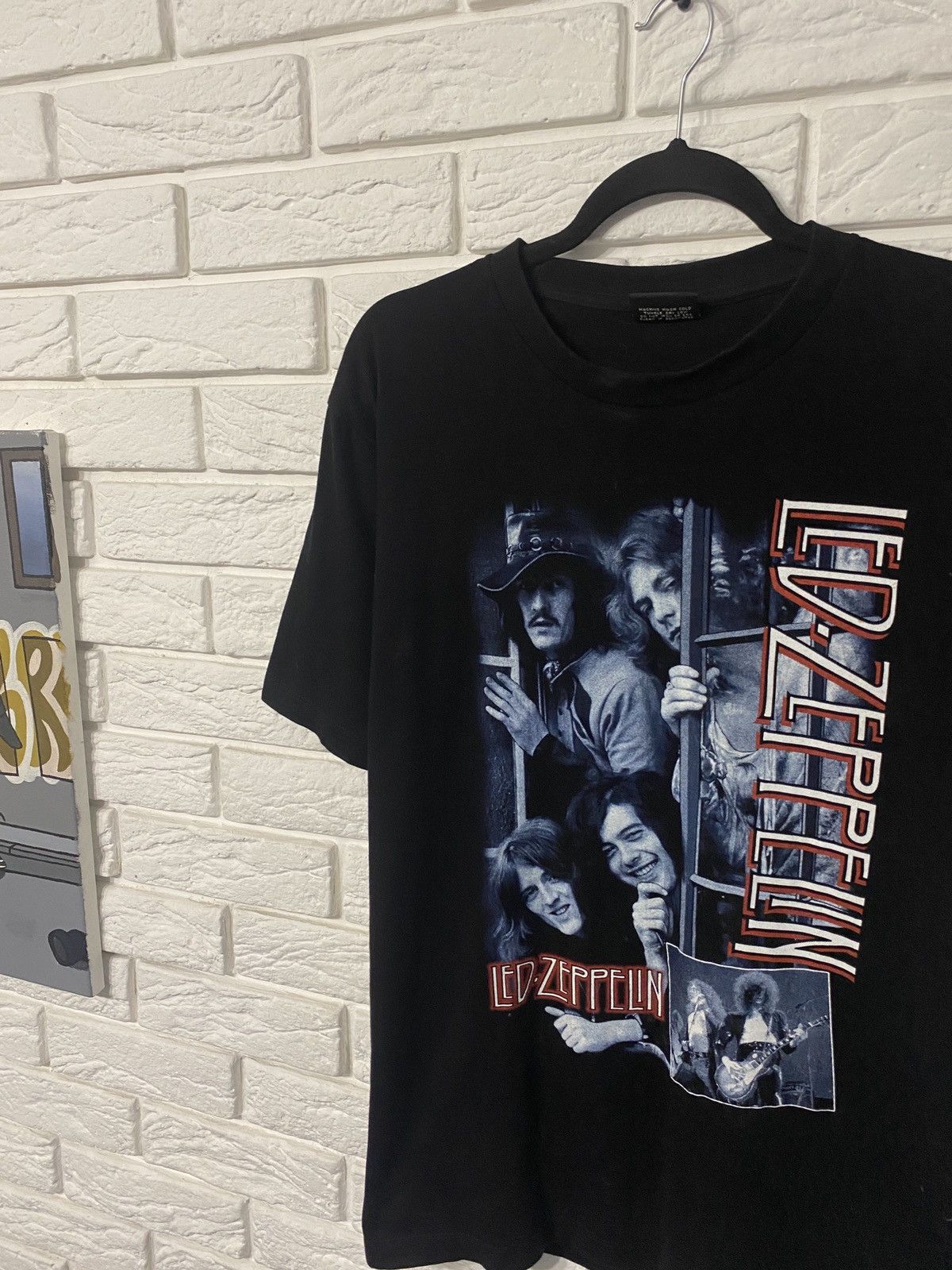 Band Tees × Led Zeppelin × Vintage Vintage 90ʼS Band Tees Leg Zeppelin Size US L / EU 52-54 / 3 - 2 Thumbnail