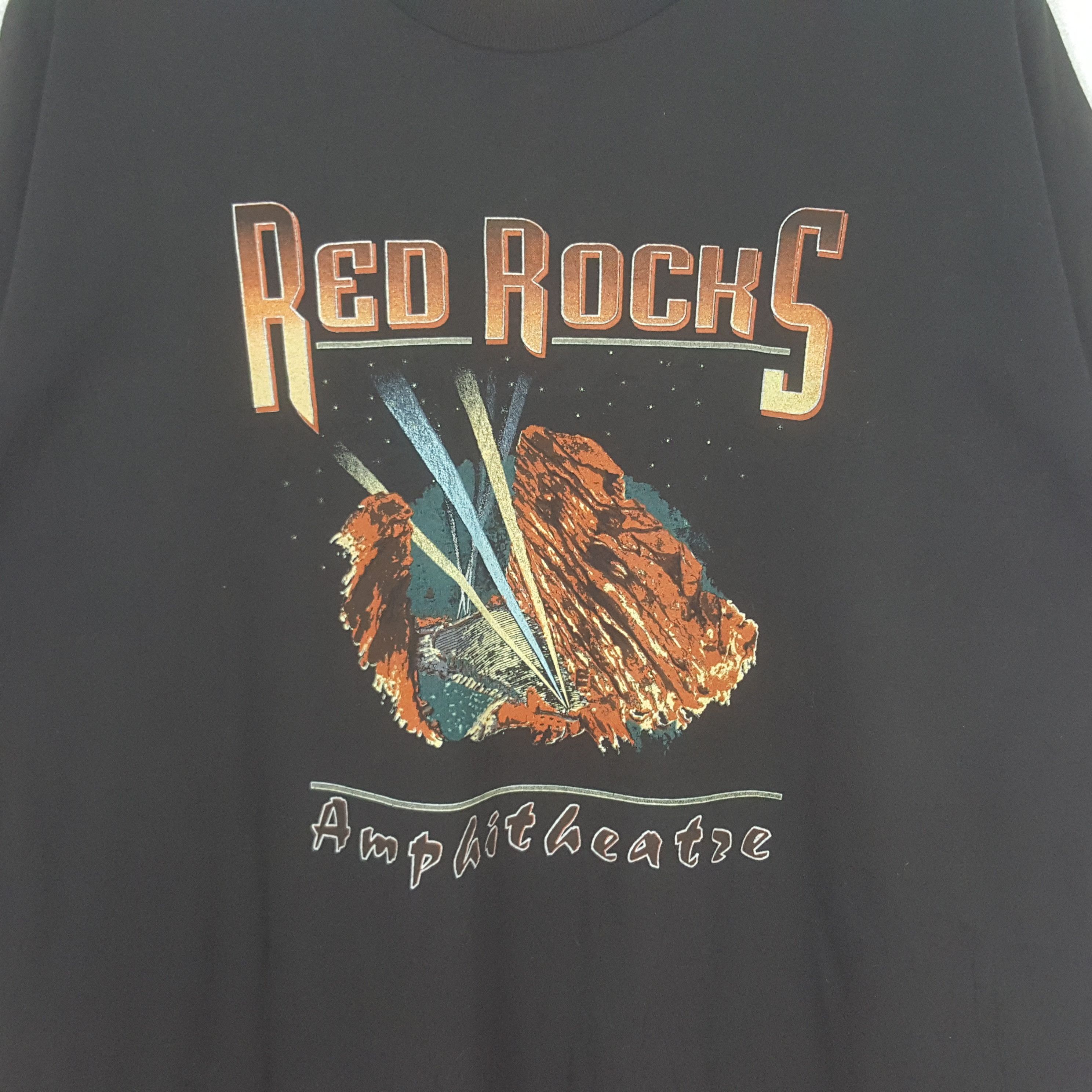 Vintage Vintage Red Rocks Amphitheater Promo Tshirt C312N22 Size XXL / US 16-18 / IT 52-54 - 2 Thumbnail
