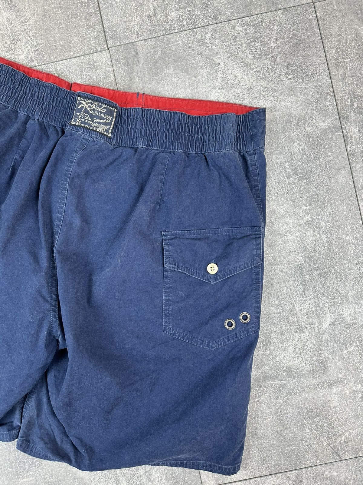 Polo Ralph Lauren Polo Ralph Lauren 3 Swimwear Blue Retro Shorts Size US 34 / EU 50 - 16 Thumbnail