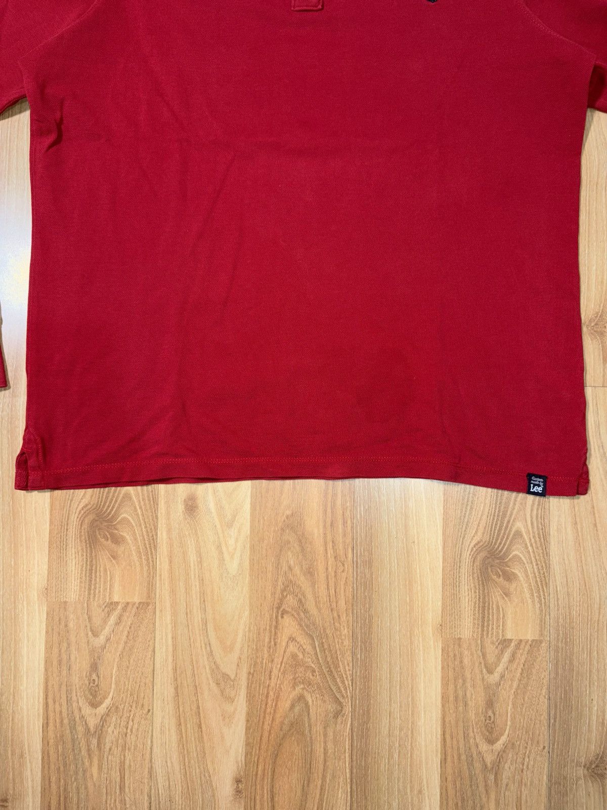 Lee Lee 1889 Heritage Long Sleeve Piqué Polo - Men's XL Deep Red Size US S / EU 44-46 / 1 - 6 Thumbnail