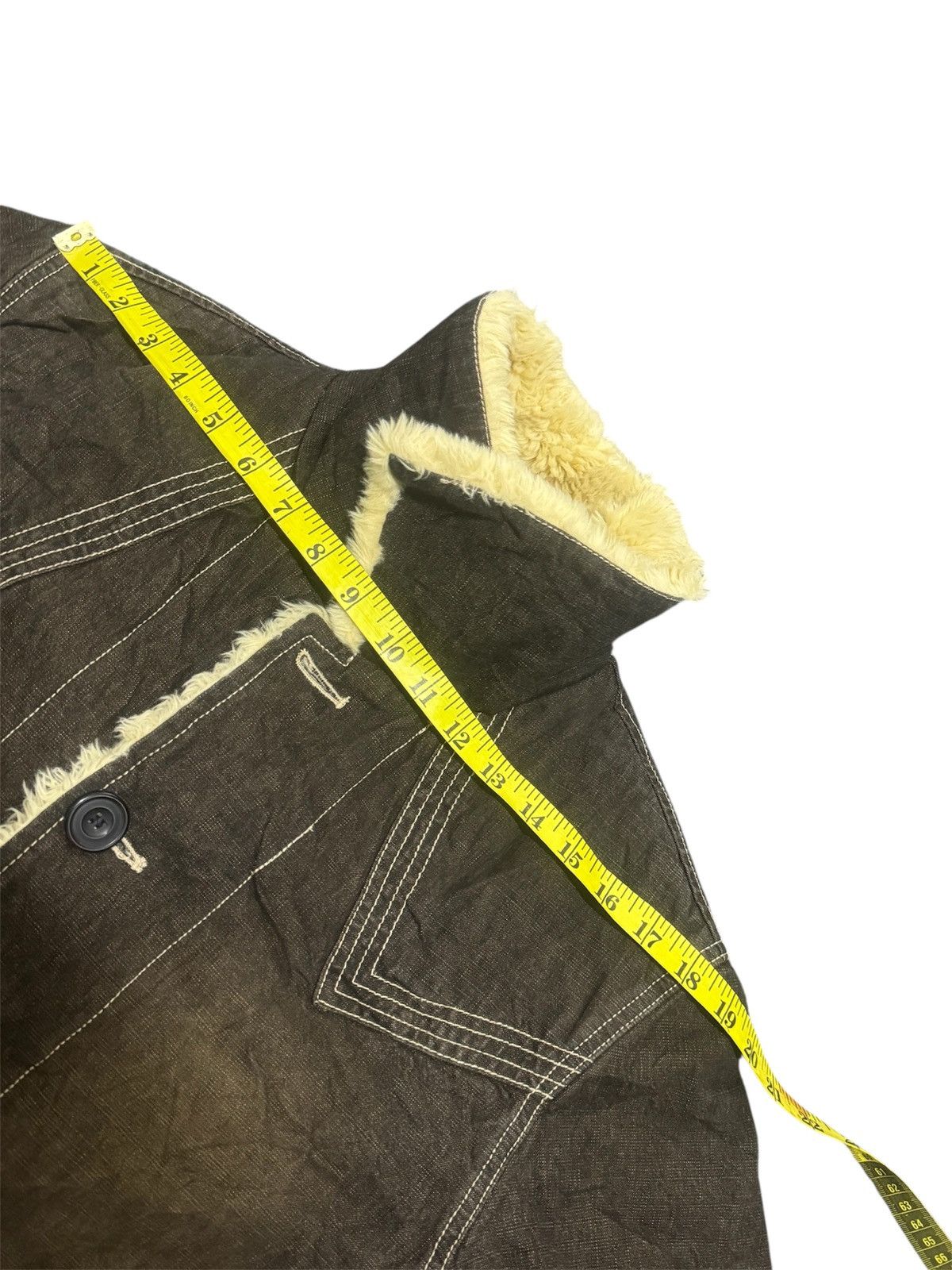 Japanese Brand Japanese Brand Allix Design Fur Denim Jacket Size US M / EU 48-50 / 2 - 15 Thumbnail