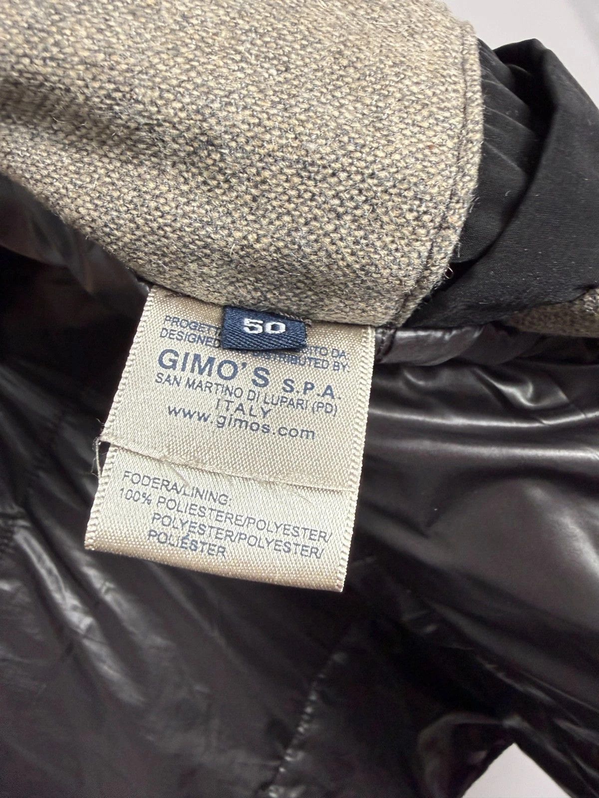 Gimo's Men’s Gimo’s Jacket Lightweight Coat Full Zip Casual Italy Size US M / EU 48-50 / 2 - 6 Thumbnail