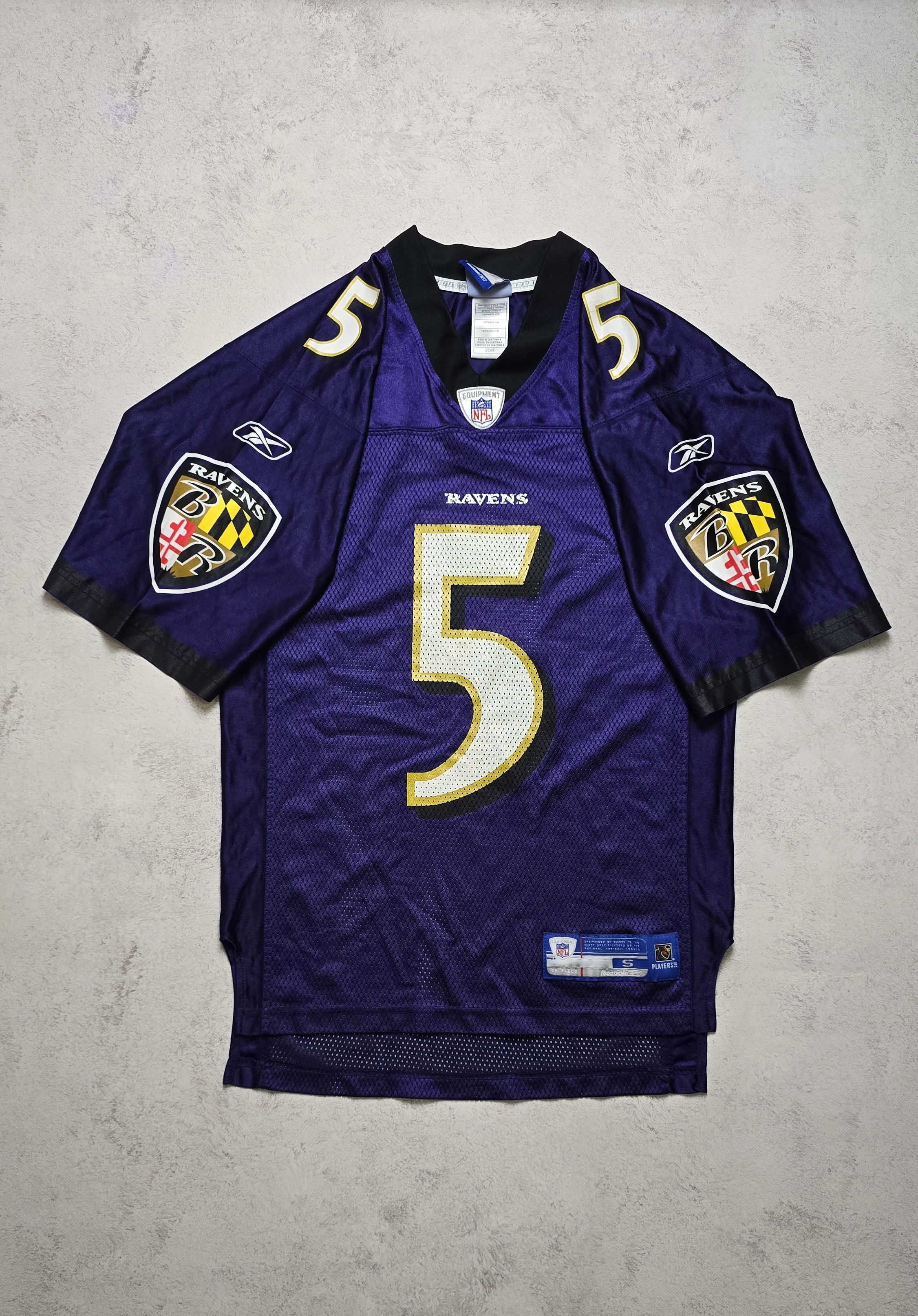 Reebok Baltimore Ravens Joe Flacco #5 NFL Reebok Football Jersey Size US S / EU 44-46 / 1 - 2 Thumbnail