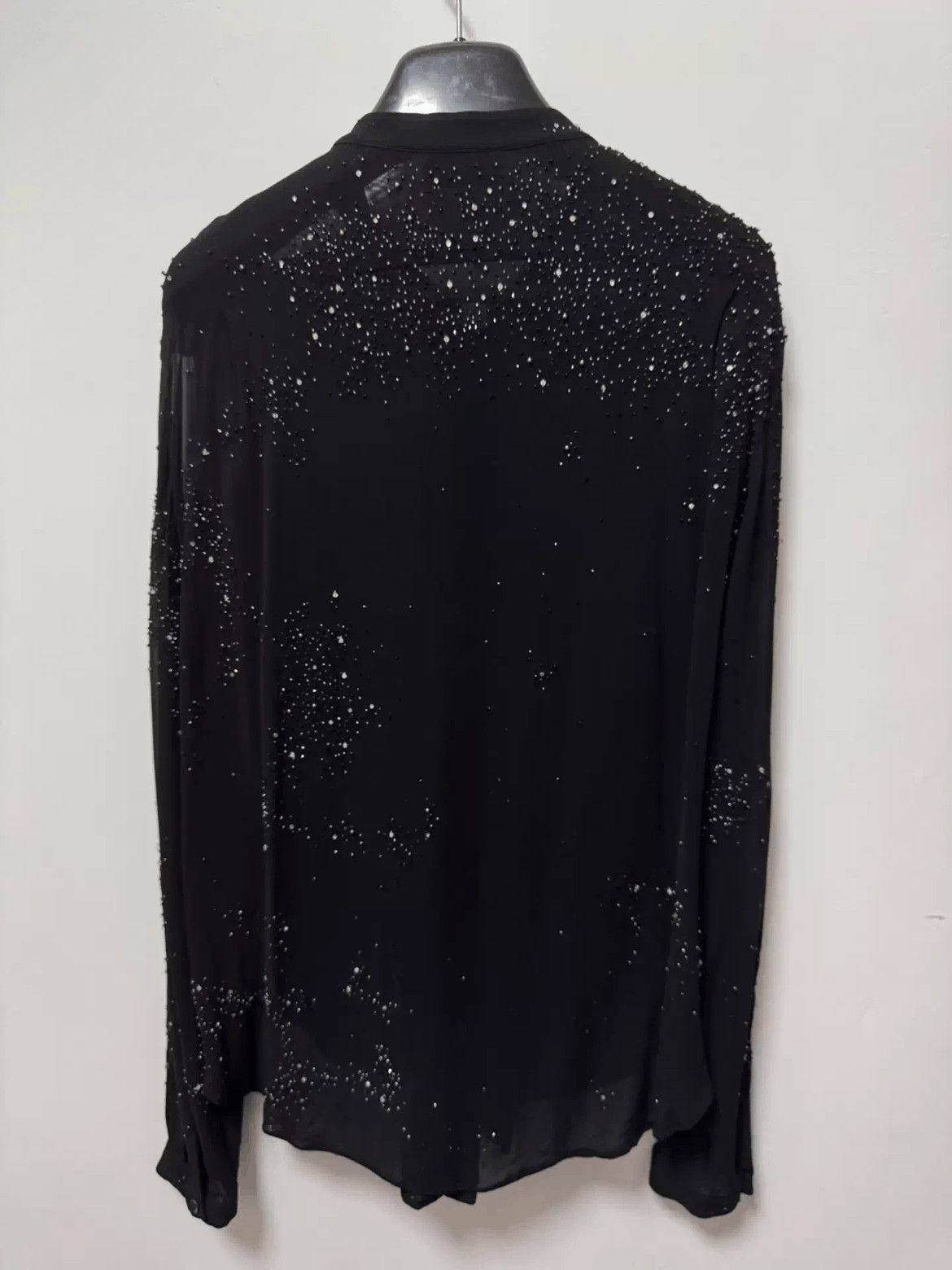 Saint Laurent Paris Sz 39 Saint Laurent Paris 20SS Crystal & Scale Shirt-2508 Size US L / EU 52-54 / 3 - 3 Thumbnail