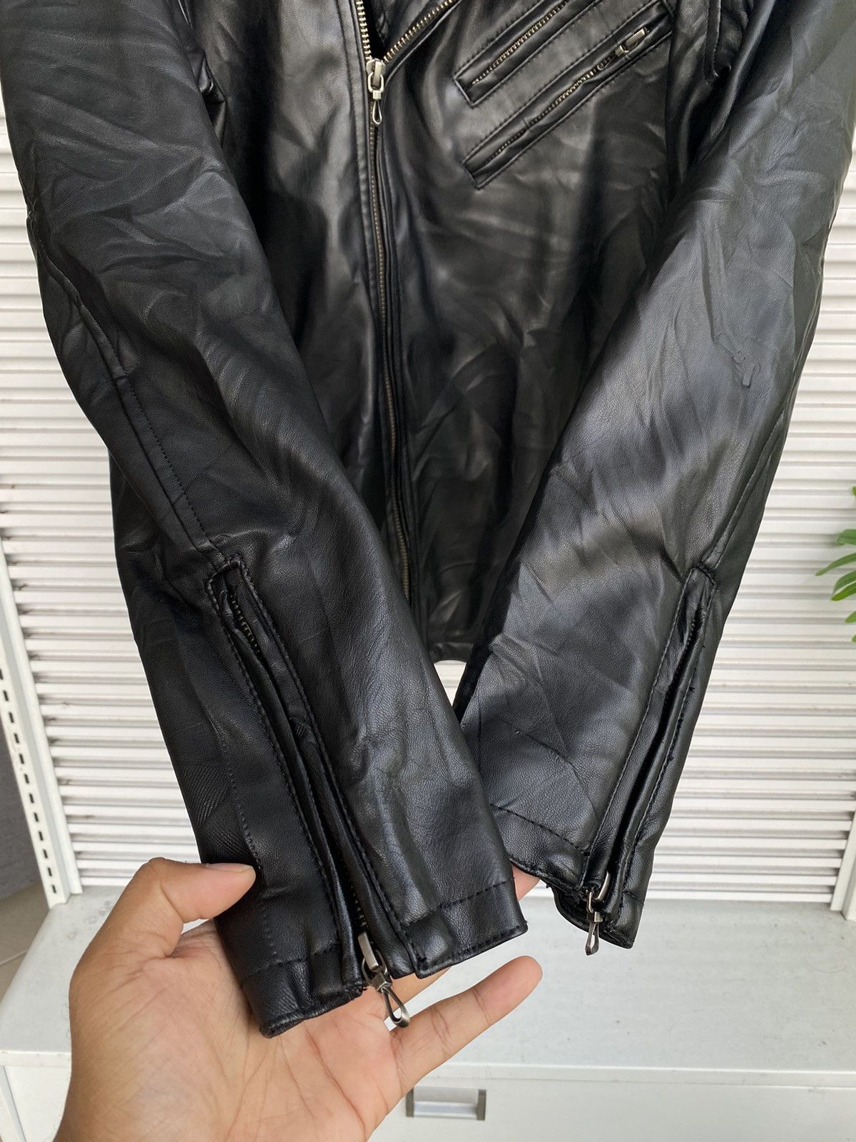GOSTAR DE FUGA × Japanese Brand × Vintage Vintage FUGA Defective Riders Leather Jacket Size US M / EU 48-50 / 2 - 5 Thumbnail