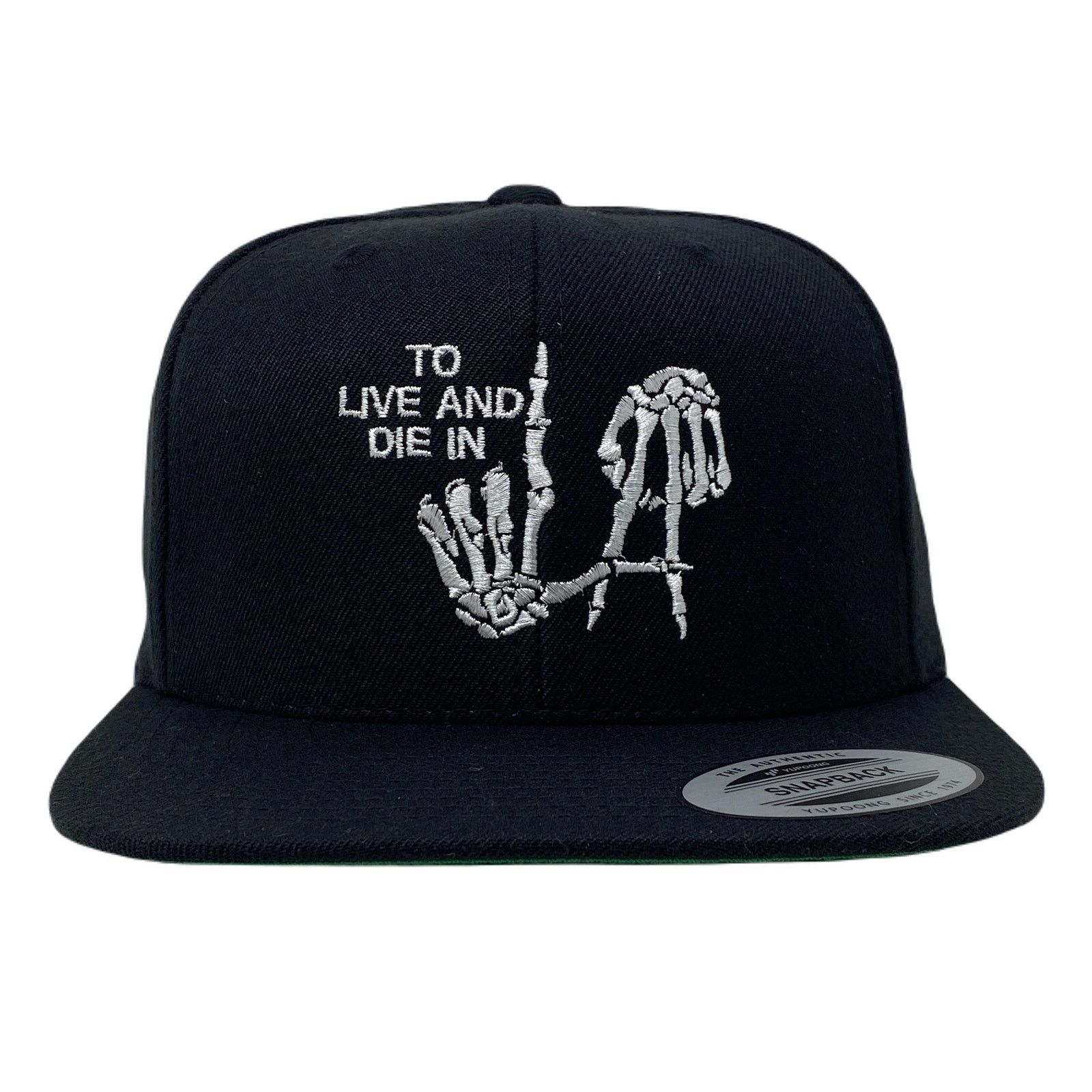 Other To Live And Die In LA White Snapback Hat Size ONE SIZE - 3 Thumbnail