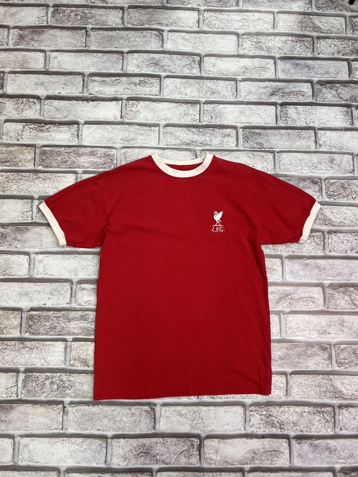 Vintage Vintage Liverpool Score Draw Soccer Jersey Size US M / EU 48-50 / 2 - 1 Thumbnail