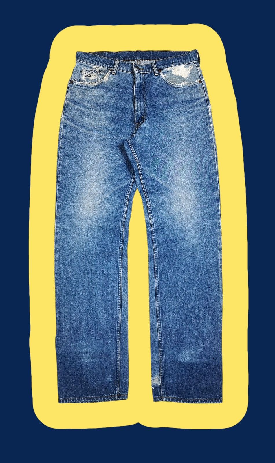 Levi's Vintage levis 515 distressed jeans Size US 33 - 1 Thumbnail