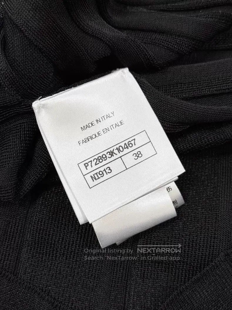 Chanel Chanel Pleated long-sleeved knitted pleated skirt dress Size XS / US 0-2 / IT 36-38 - 6 Thumbnail