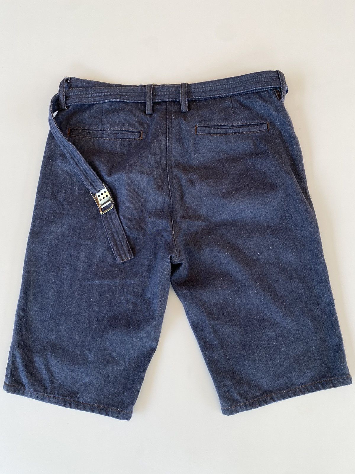 Blue Blue Japan × Japanese Brand × Vintage ✅️Vintage Short Pants Blue Blue Japan Size US 34 / EU 50 - 2 Thumbnail