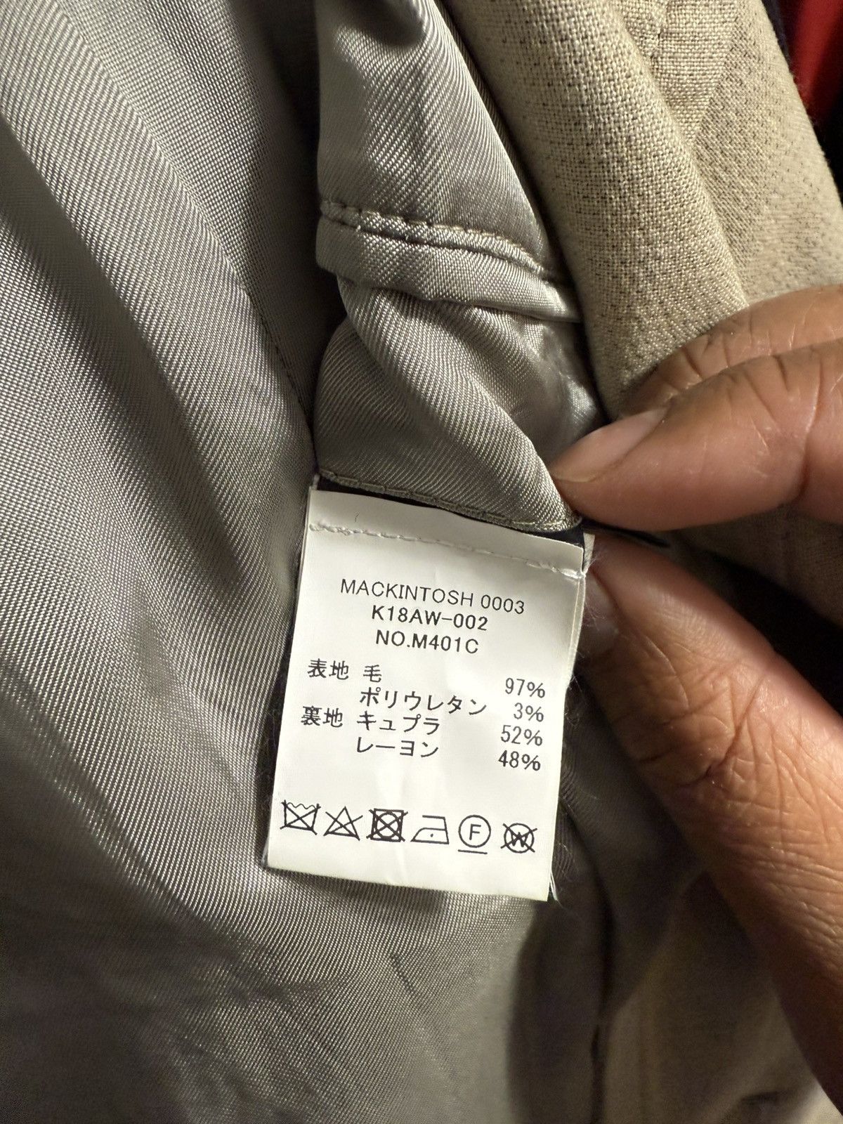 Kiko Kostadinov × Mackintosh kiko kostadinov mackintosh 0003 off white Blazer Jacket Size US M / EU 48-50 / 2 - 10 Thumbnail