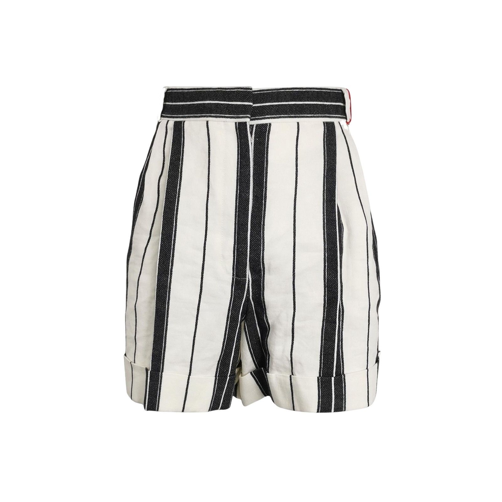 Alexander McQueen Alexander McQueen Striped Cotton Linen Shorts 46 Size US 30 / EU 46 - 1 Thumbnail