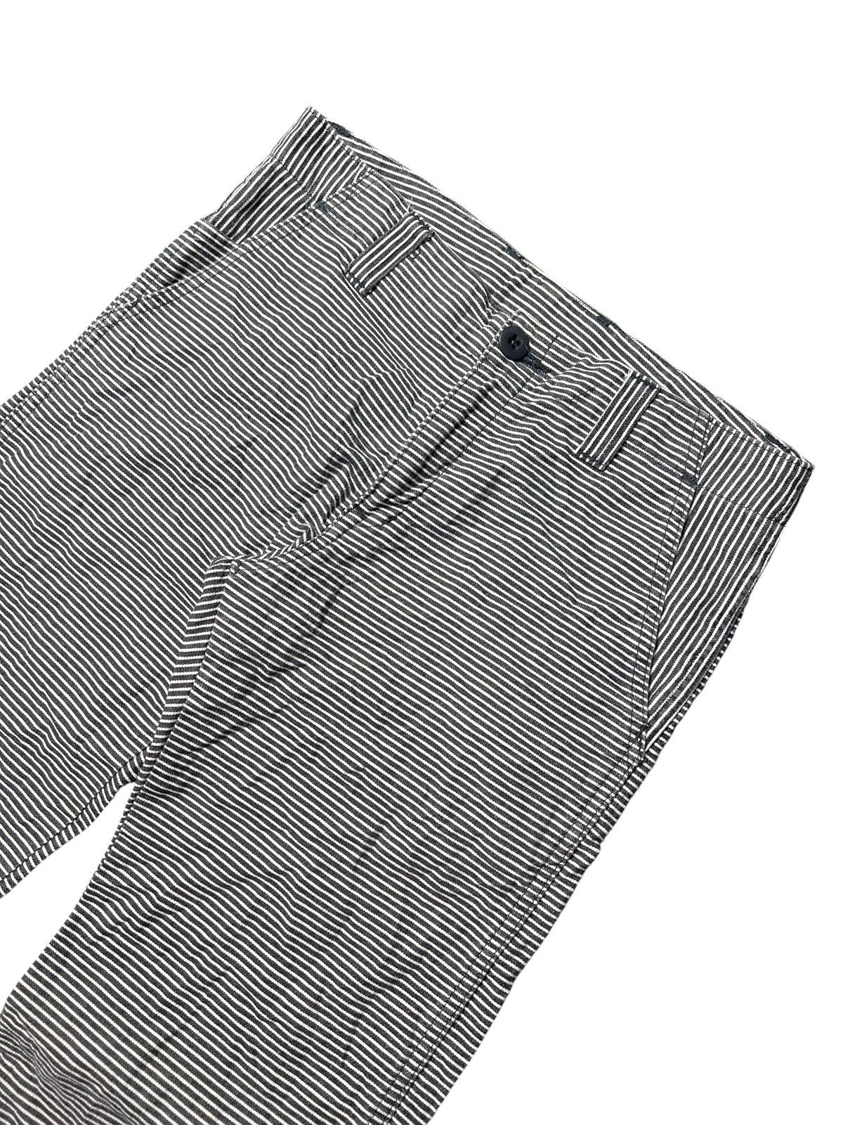 Japanese Brand 2000s Johnbull Kojima Gemes Hickory Flared Pants Size US 30 / EU 46 - 2 Thumbnail