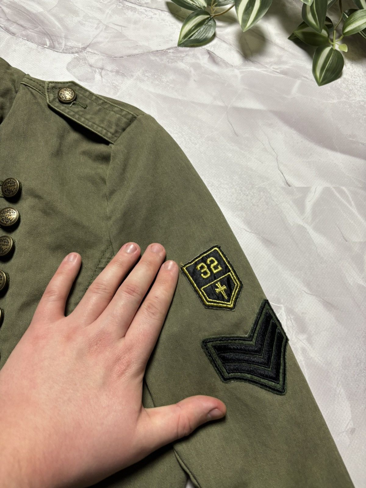 Hysteric Glamour Napoleon Military Jacket Hussar Officer Olive Green 36 S Size S / US 4 / IT 40 - 6 Thumbnail