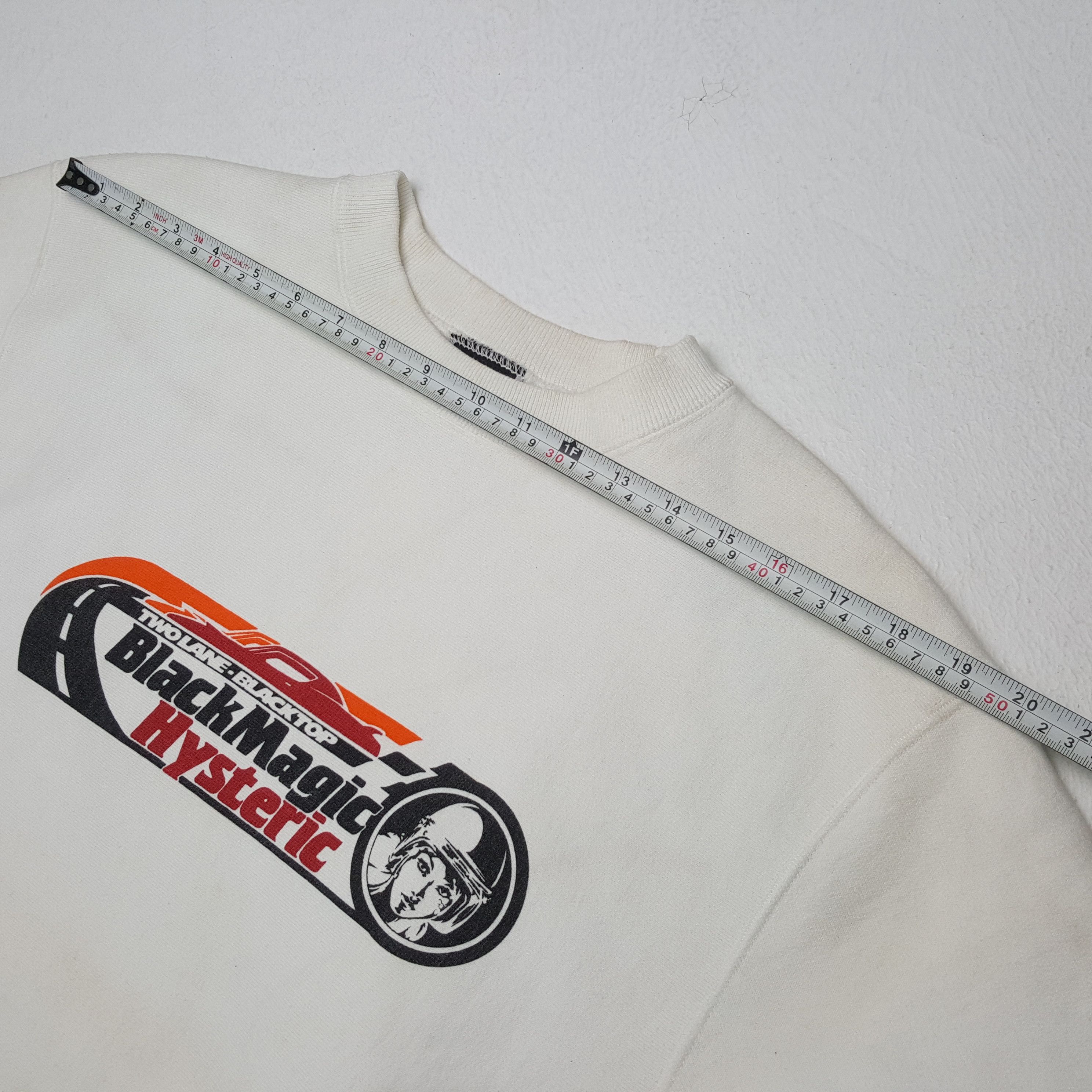 Hysteric Glamour HYSTERIC GLAMOUR Black Magic Racing Style Sweatshirt Size US M / EU 48-50 / 2 - 4 Thumbnail