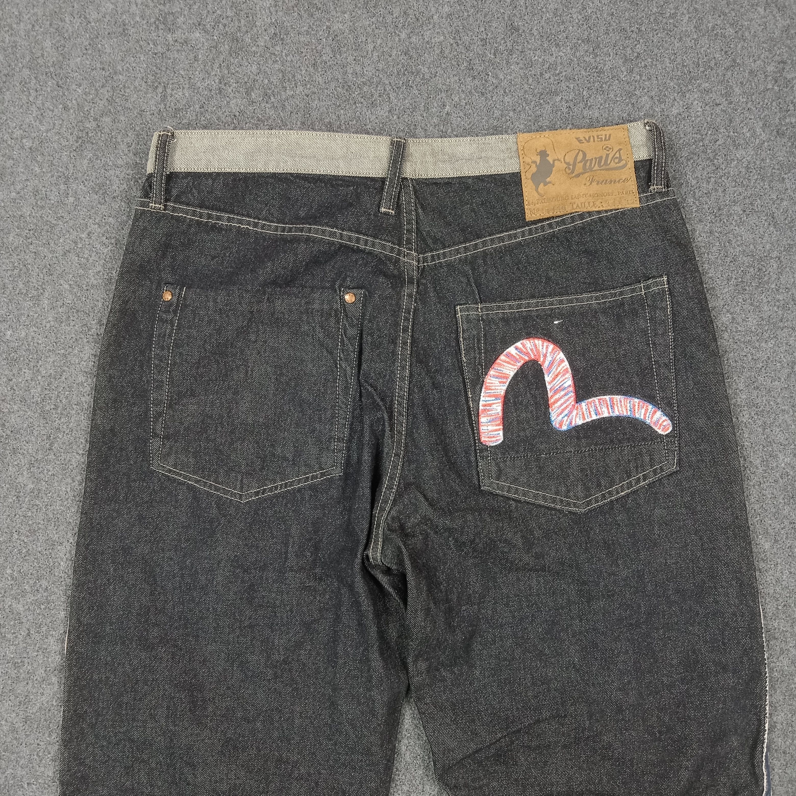 Evisu Evisu Paris Selvedge Reversible Daicock Denim Jeans C280N11 Size US 35 - 6 Thumbnail
