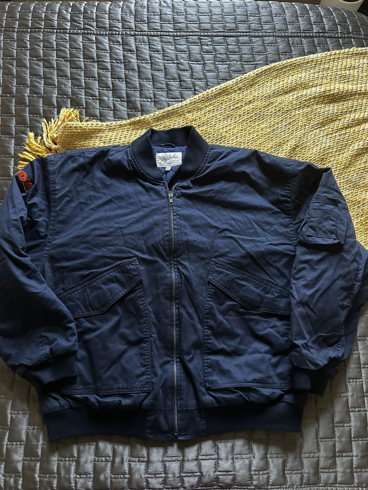 Nickelodeon 90s Vintage Nickelodeon Bomber Jacket Navy Embroidered Rare Size US L / EU 52-54 / 3 - 2 Thumbnail