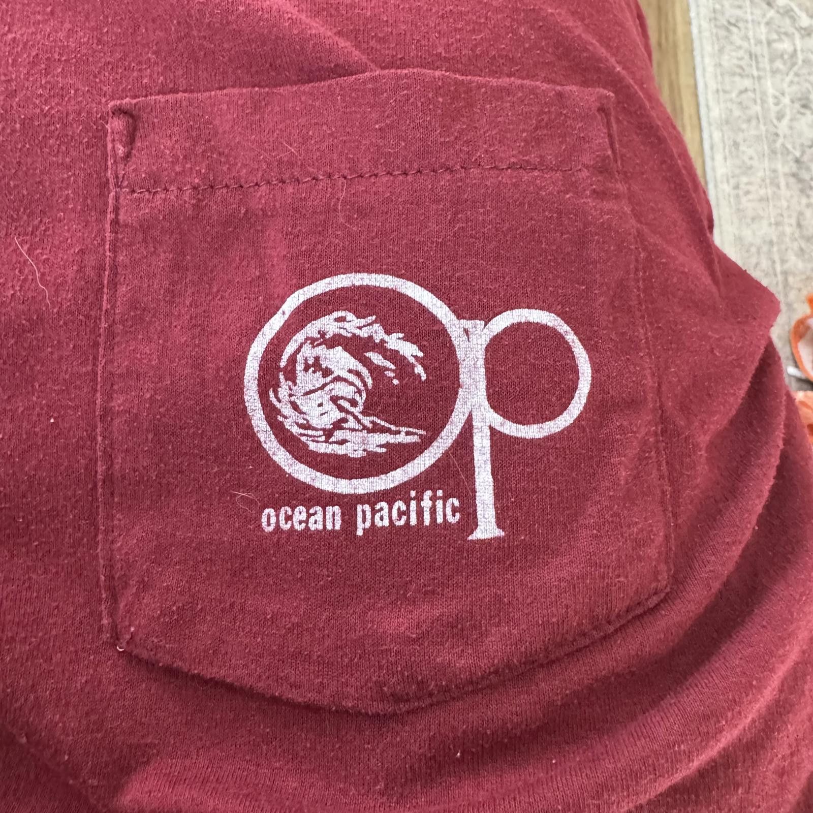 Jerzees Vintage 80s Ocean Pacific Surf Pocket Shirt Jerzees XL Size US XL / EU 56 / 4 - 2 Thumbnail