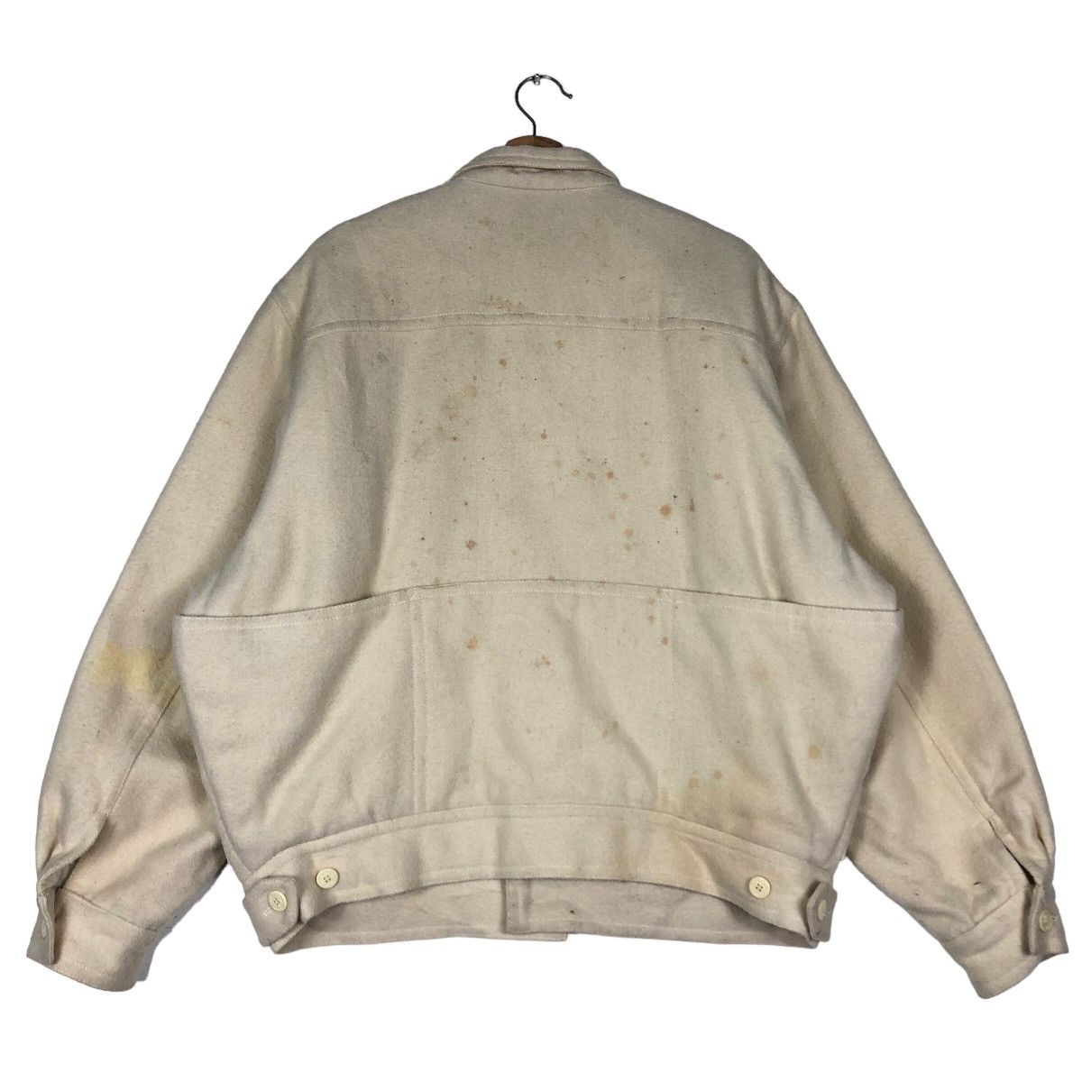 Vintage 🔥90’s Vintage Wool Bomber Jacket Bondage Geramoda Japan Size US M / EU 48-50 / 2 - 8 Thumbnail