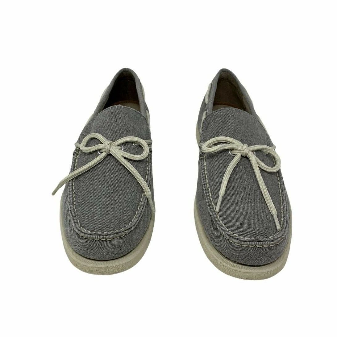 Eastland Eastland Men's Grey Yarmouth 1-Eye Canvas Boat Shoes 11.5 D Size US 11.5 / EU 44-45 - 2 Thumbnail