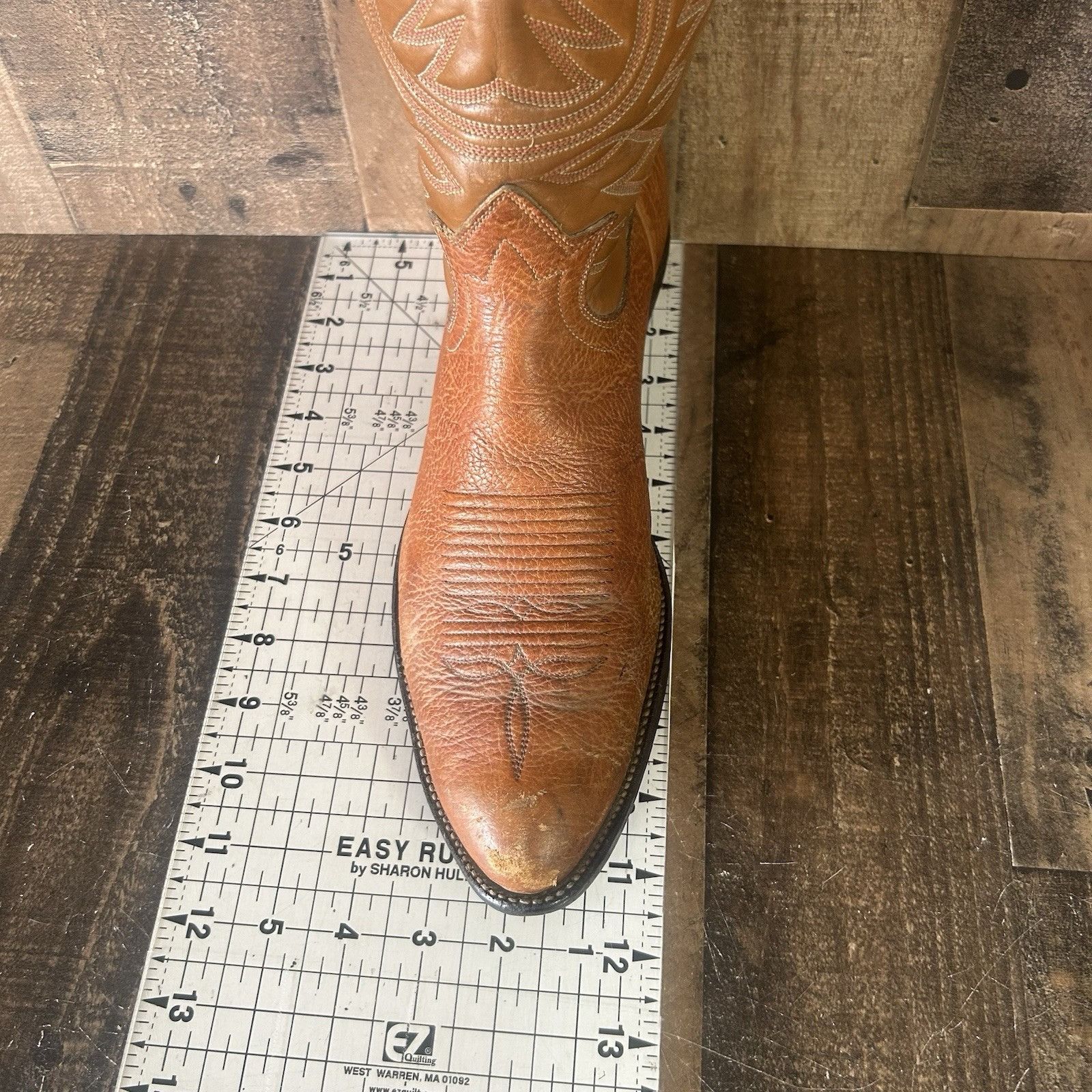 Tony Lama Tony Lama Vintage Gold Label Cowboy Boots Mens 10.5 E Size US 10.5 / EU 43-44 - 3 Thumbnail