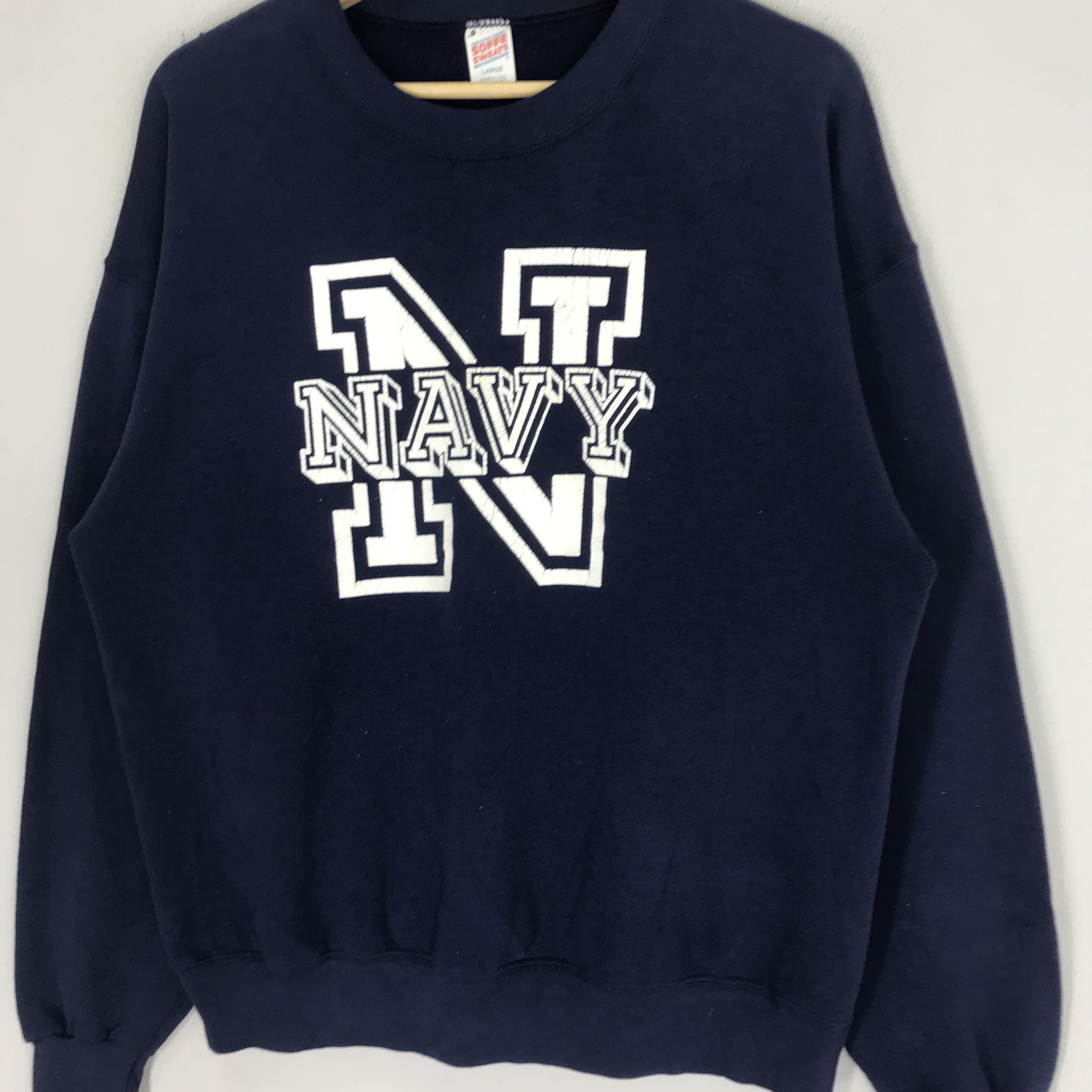 Vintage Vintage 90s United States Navy Blue - 147 Size US L / EU 52-54 / 3 - 3 Thumbnail
