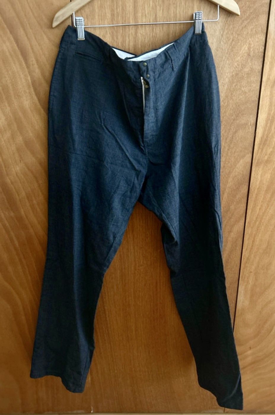 Nanamica Nanamica Harbor Pants Wool Houndstooth Grey SUCS520 Size US 36 / EU 52 - 1 Thumbnail