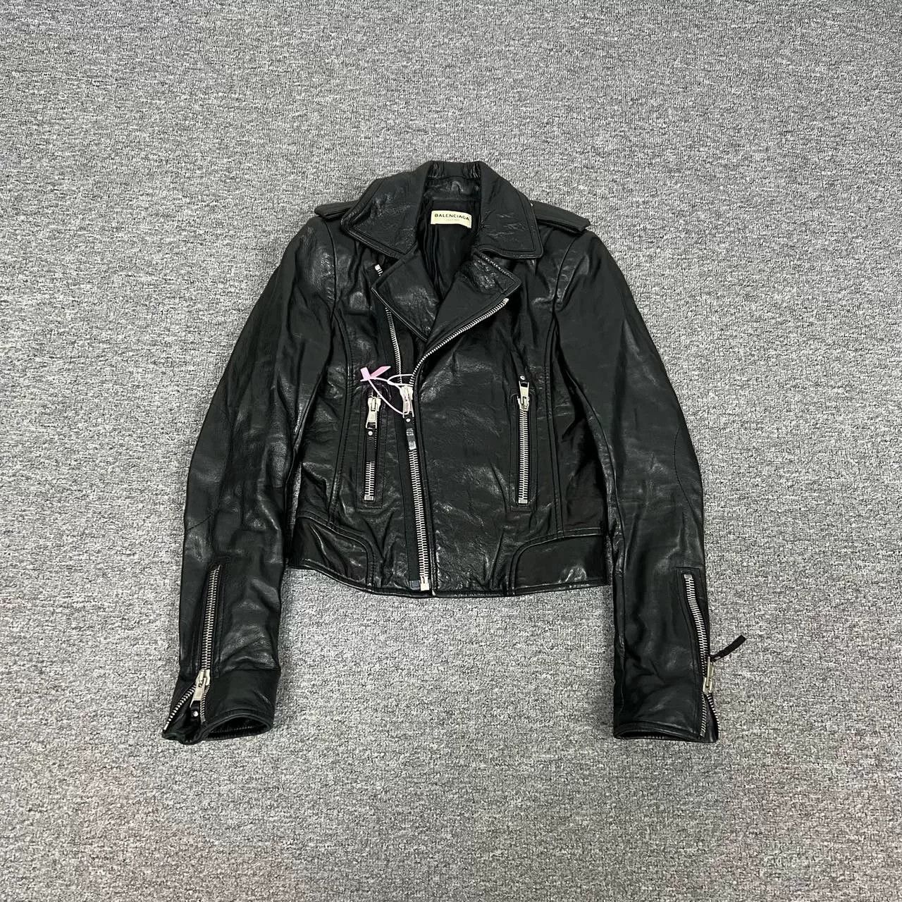 Balenciaga Balenciaga Classic Slouchy Sleeve Biker Jacket Size XS / US 0-2 / IT 36-38 - 1 Thumbnail