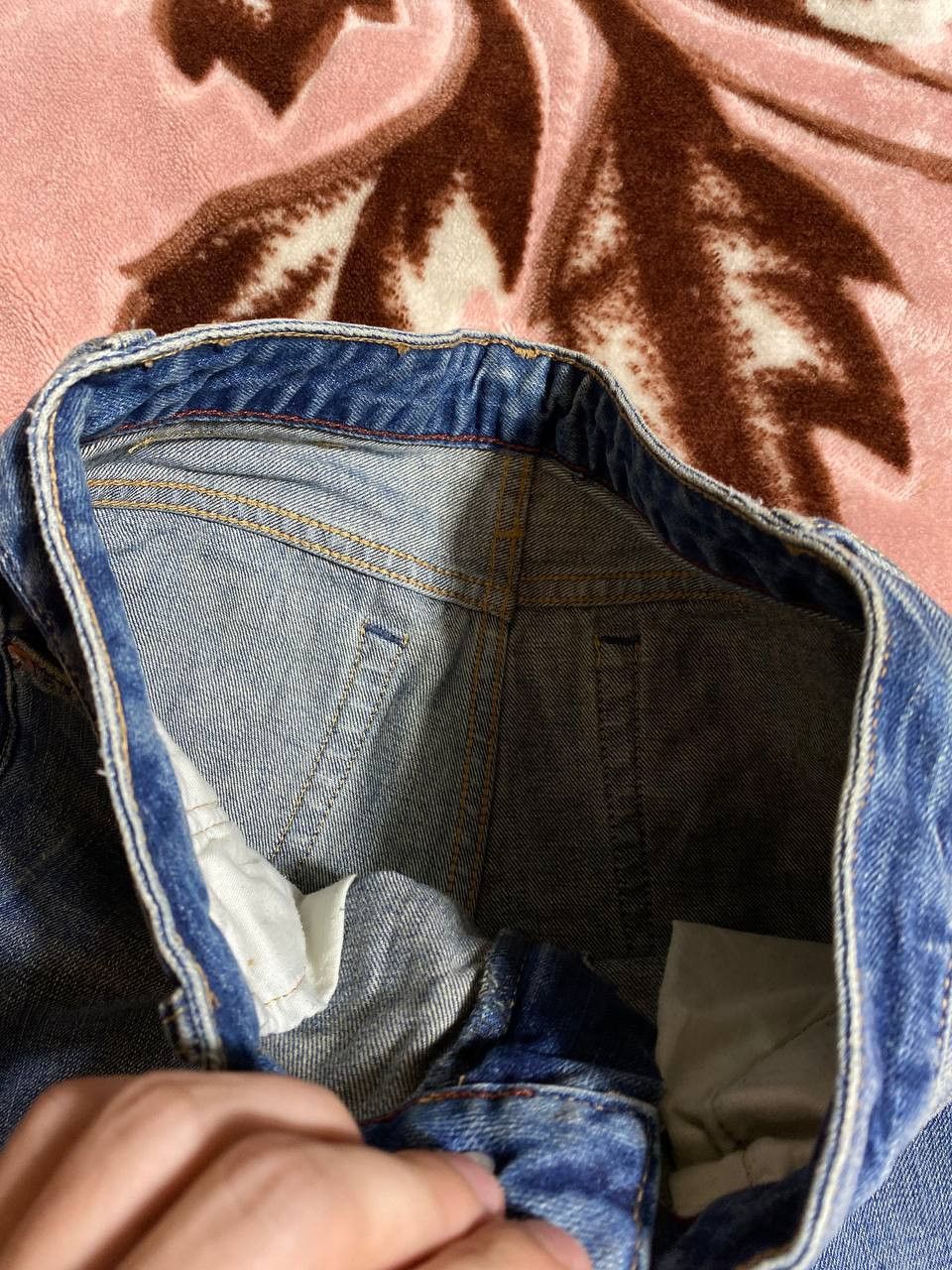 Polo Ralph Lauren × RRL Ralph Lauren × Vintage Crazy Vintage 90s Polo Ralph Lauren Faded Baggy Jeans Size US 27 - 10 Thumbnail