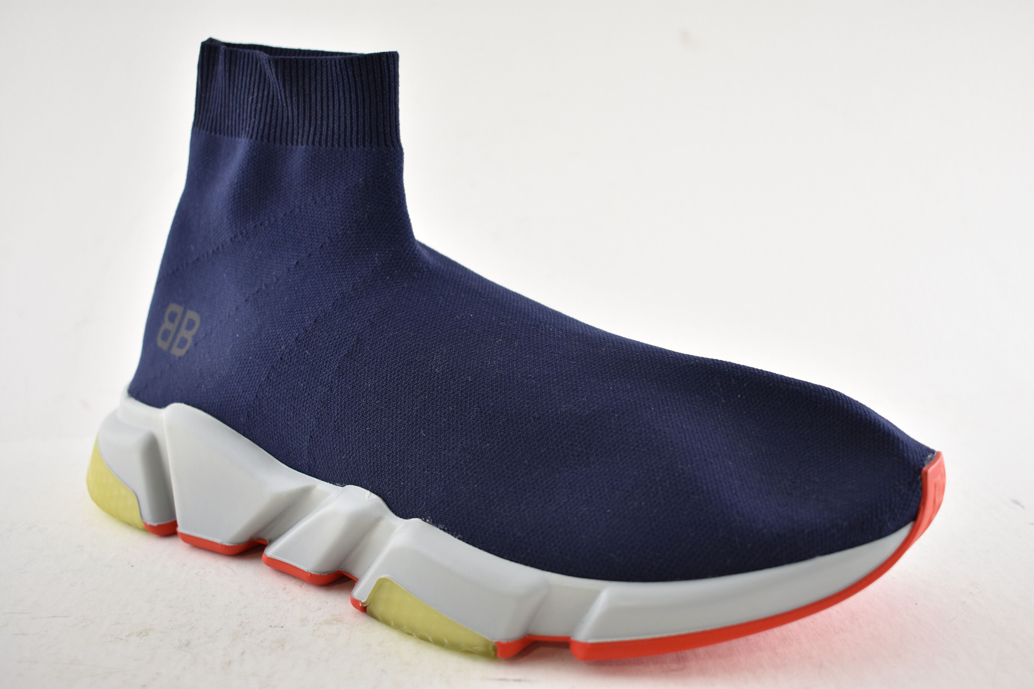 Balenciaga Balenciaga Speed Sock Grey BB Logo High Top Sneaker 44 11 Size US 11 / EU 44 - 4 Thumbnail