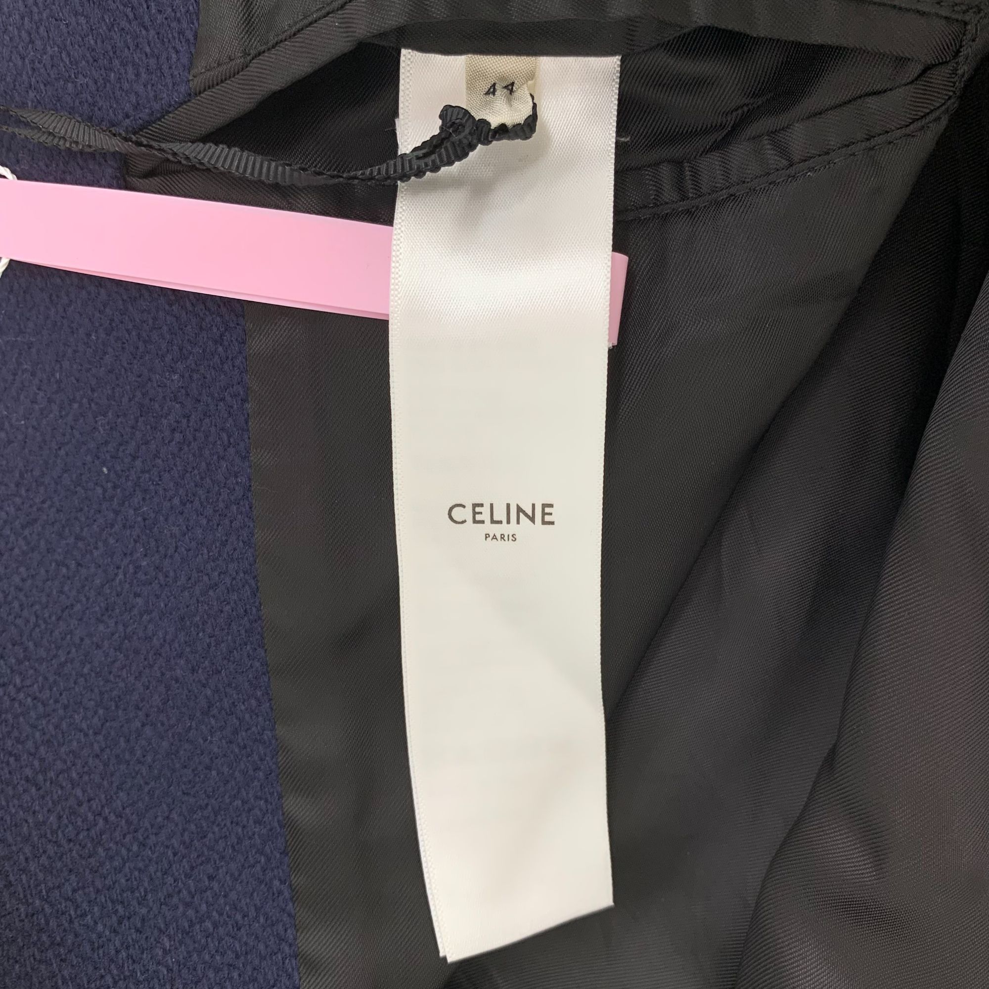 Celine Celine Deep Blue & Cream Wool Varsity Jacket With Striped Tr Size XS / US 0-2 / IT 36-38 - 5 Thumbnail