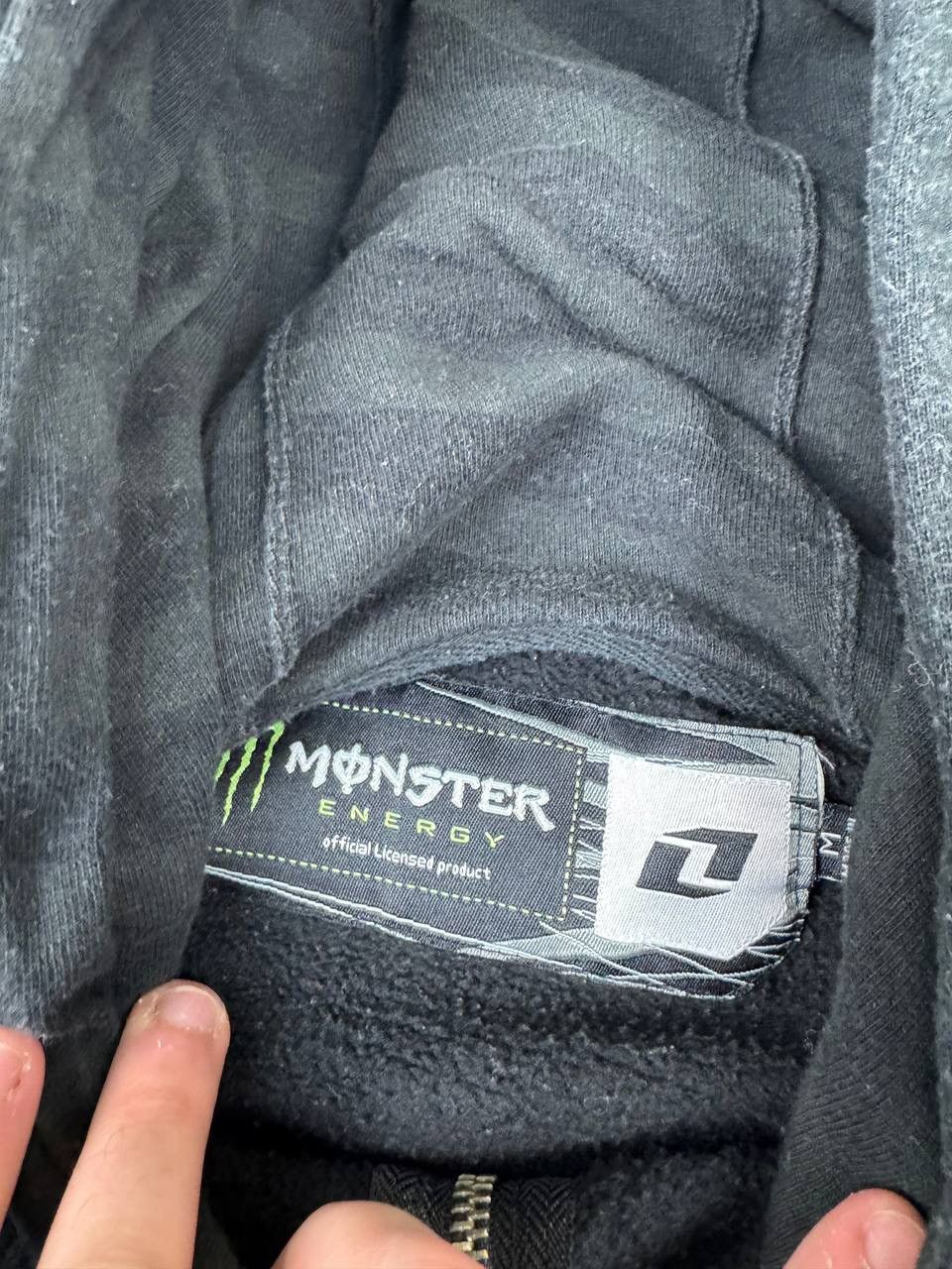 Vintage Vintage Monster Energy Hoodie Full Zip Big Logo 00s Racing Size US M / EU 48-50 / 2 - 10 Thumbnail