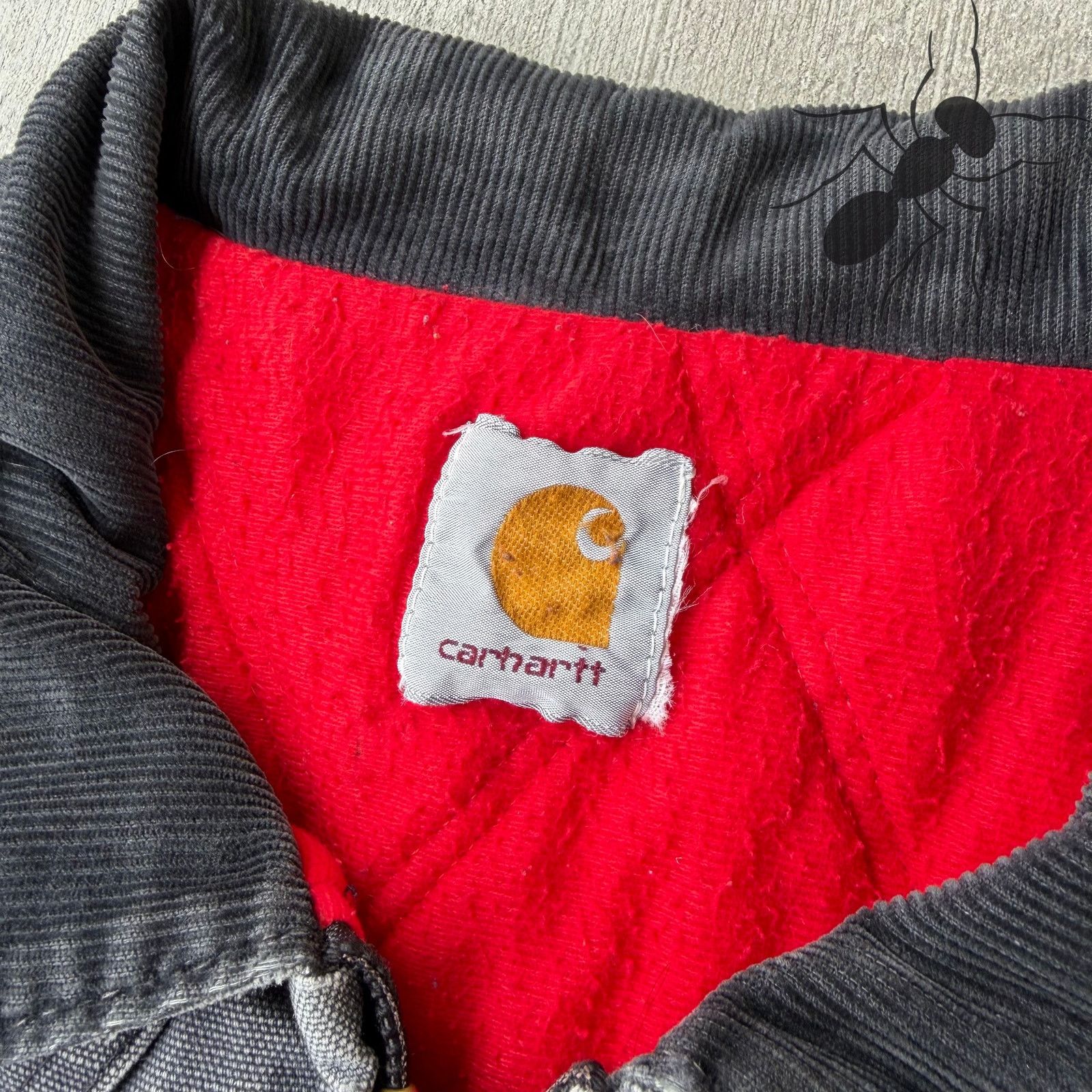 Carhartt × Vintage Carhartt faded black Santa Fe work wear jacket Size US L / EU 52-54 / 3 - 4 Thumbnail
