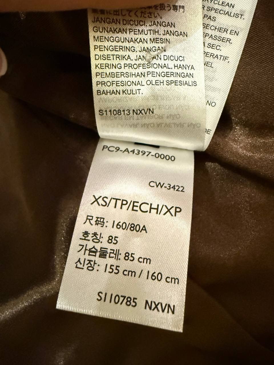 Levi's Vintage Clothing Levi's Vintage Clothing LVC 1940 Leather Coat CARAMEL BROWN Size US XS / EU 42 / 0 - 11 Thumbnail