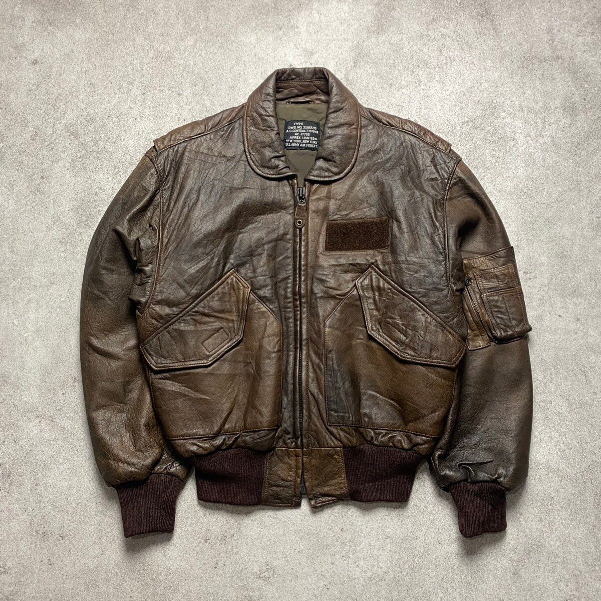 Vintage Avirex Type CWU 45/P Leather Jacket | Grailed