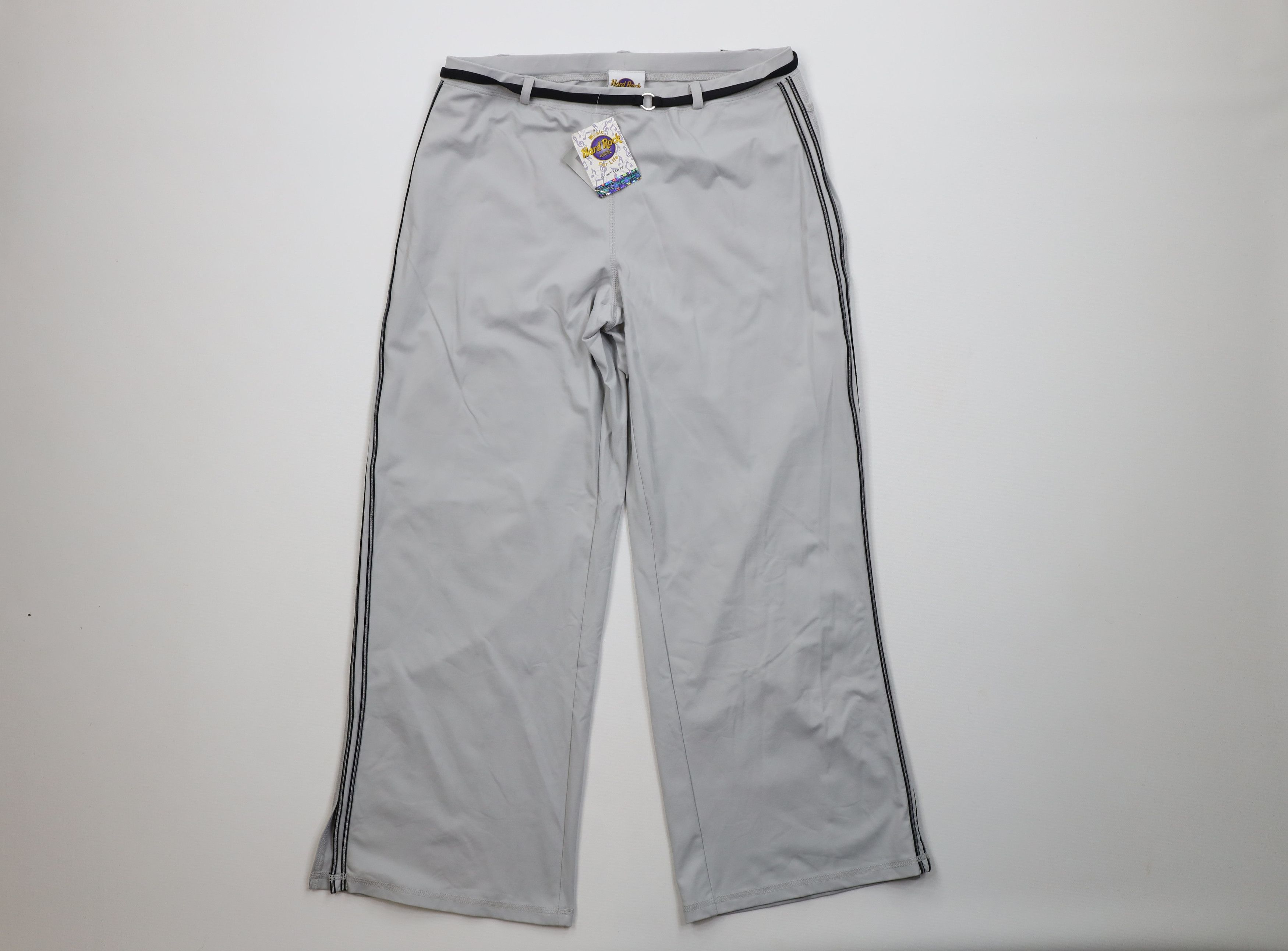Hard Rock Cafe Deadstock Vtg Y2K Hard Rock Cafe Cropped Wide Leg Pants Size 29" - 1 Thumbnail