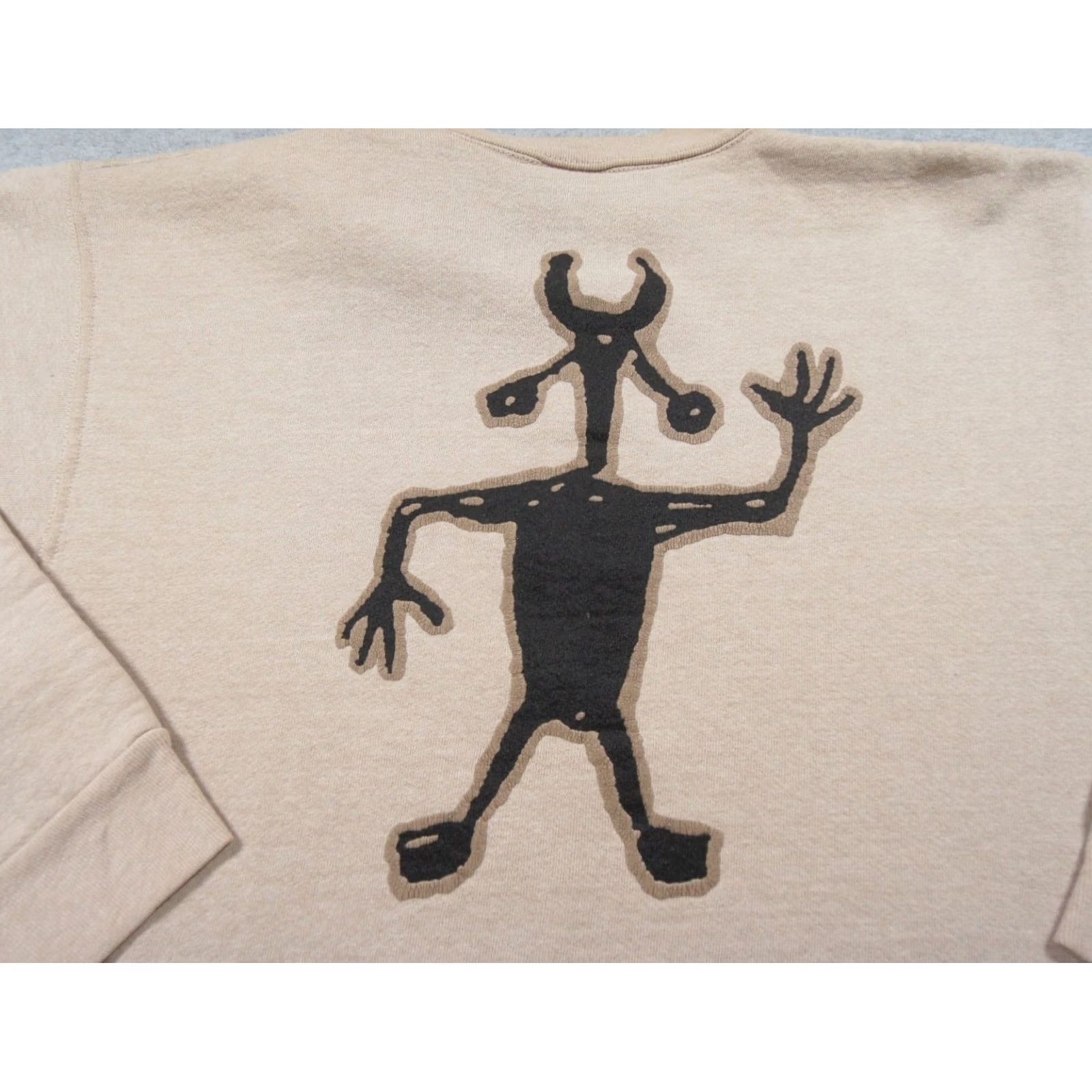 Vintage VINTAGE Palm Springs Sweatshirt Mens Large Beige Crewneck 90s Petroglyph Art Sweatshirt Mens Large Beige 90s Petroglyph Art Size US L / EU 52-54 / 3 - 2 Thumbnail